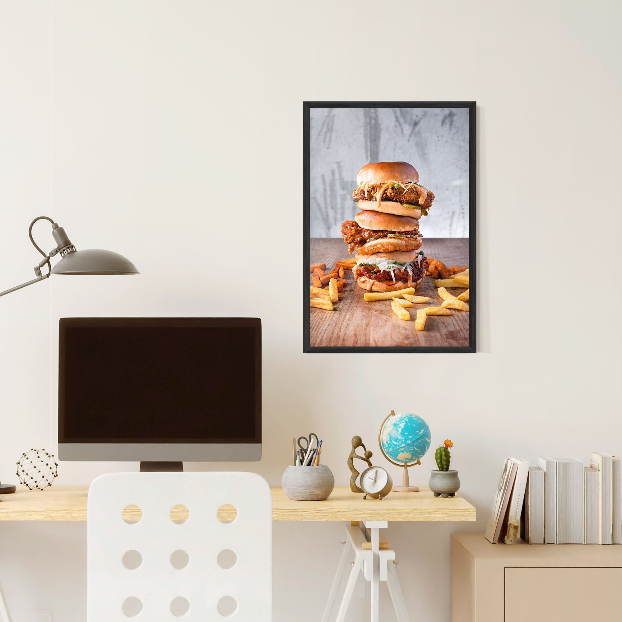 Triple Hamburger mockup 6