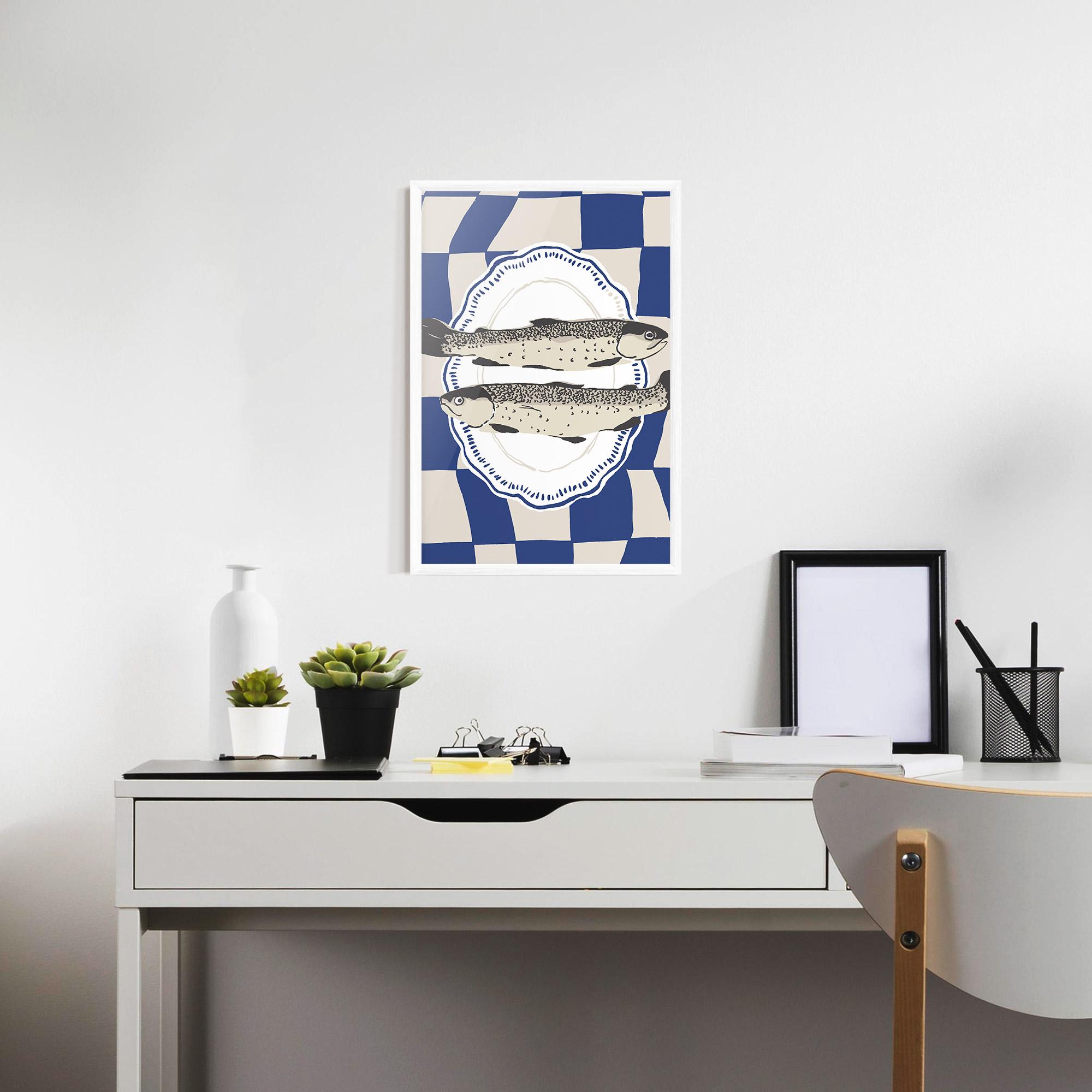 Gerahmte Poster Food Fish mockup 7