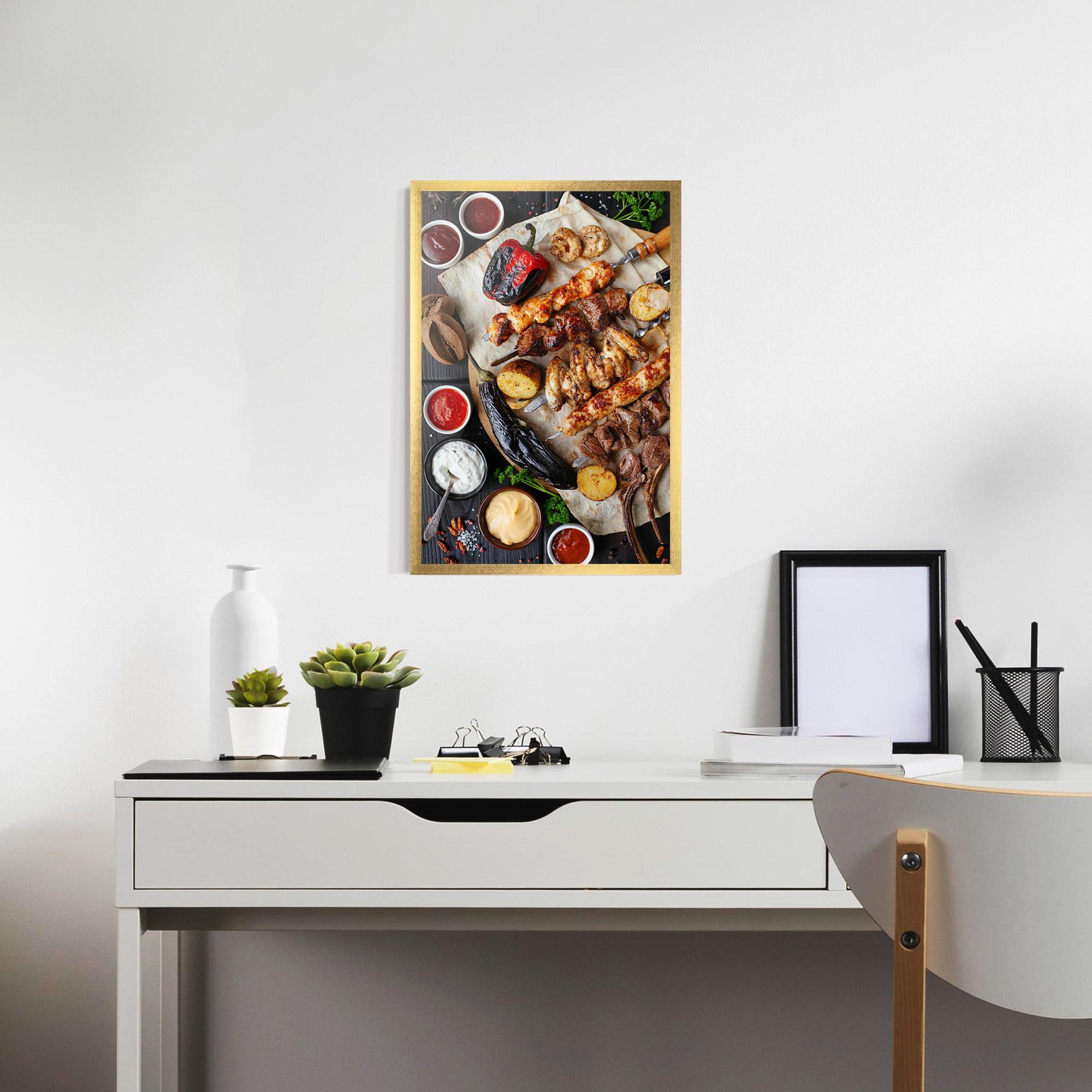 Gerahmte Poster Skewers mockup 7