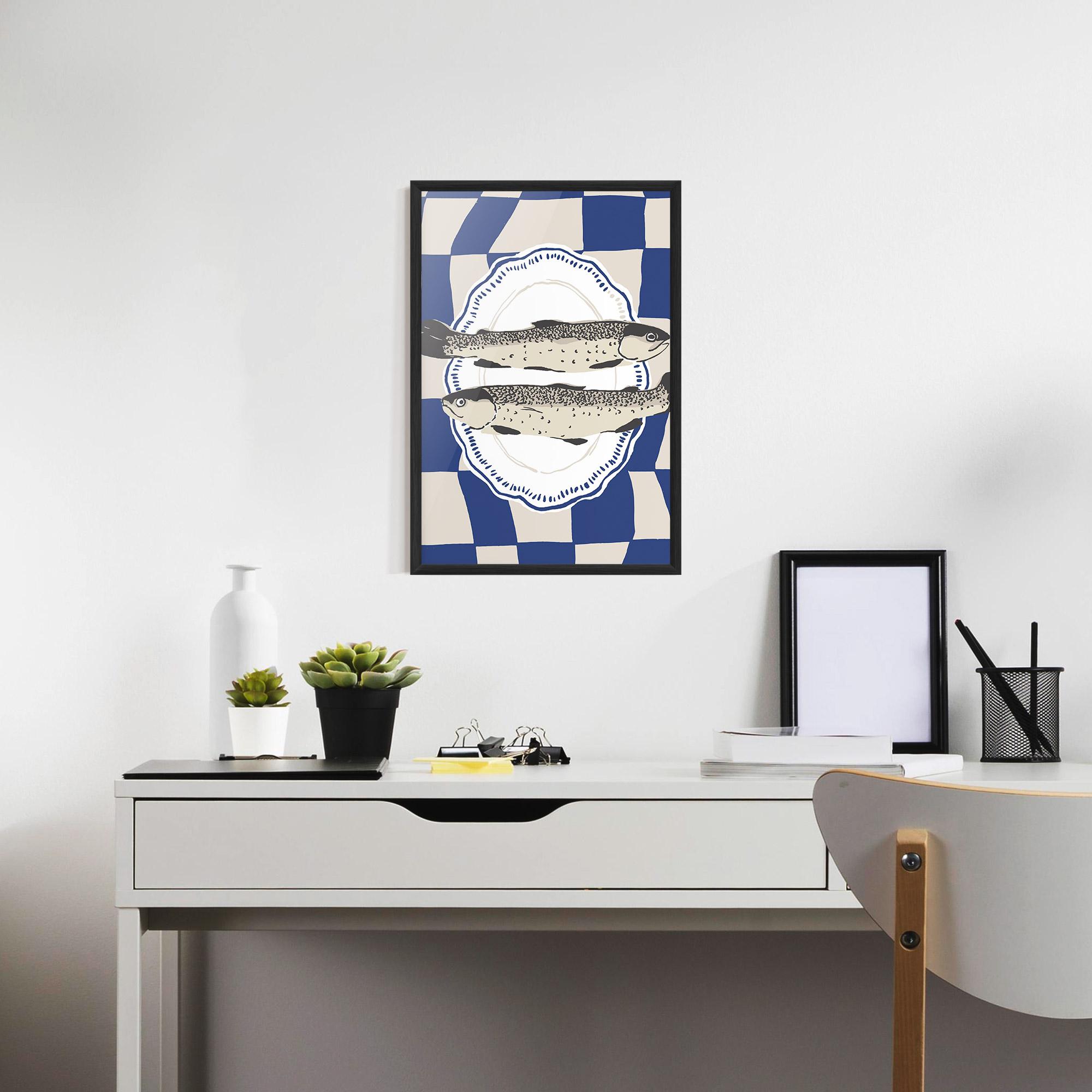 Gerahmte Poster Food Fish mockup 7