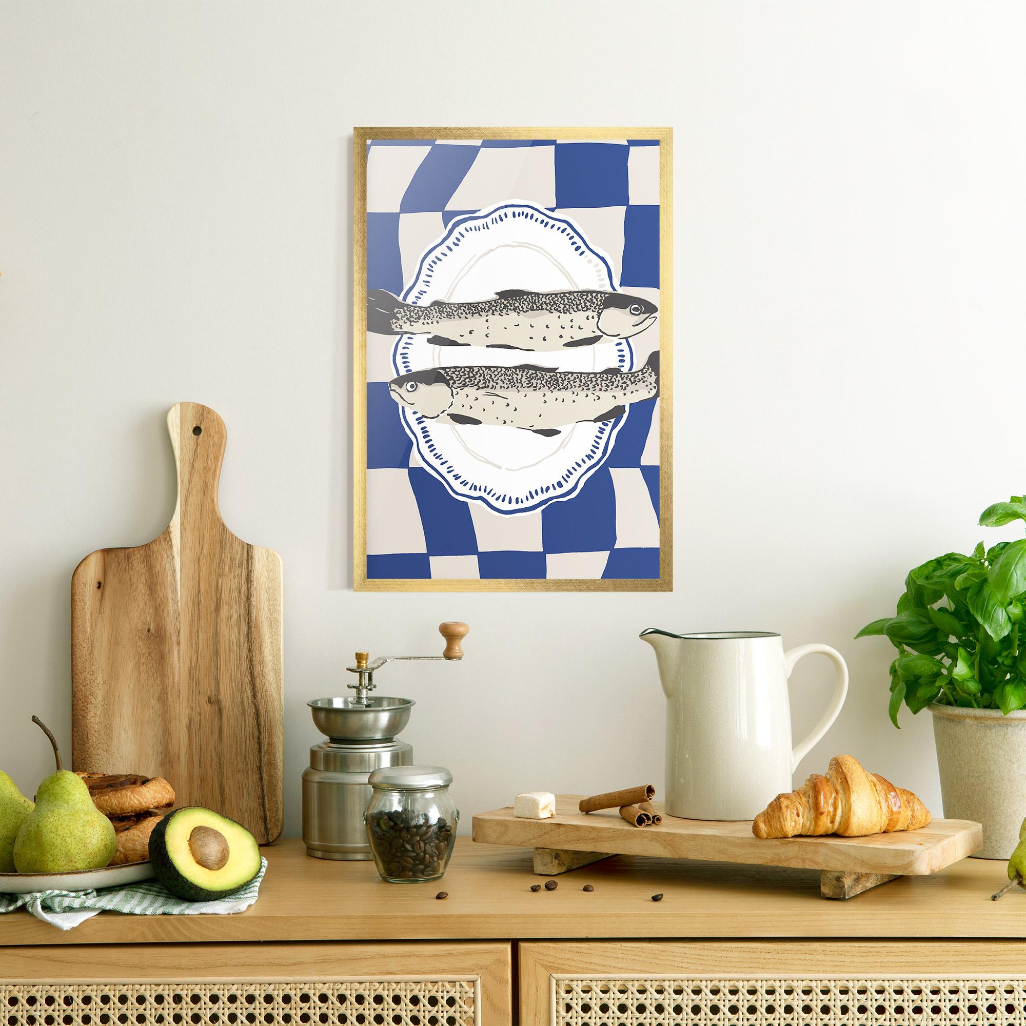 Gerahmte Poster Food Fish mockup 8