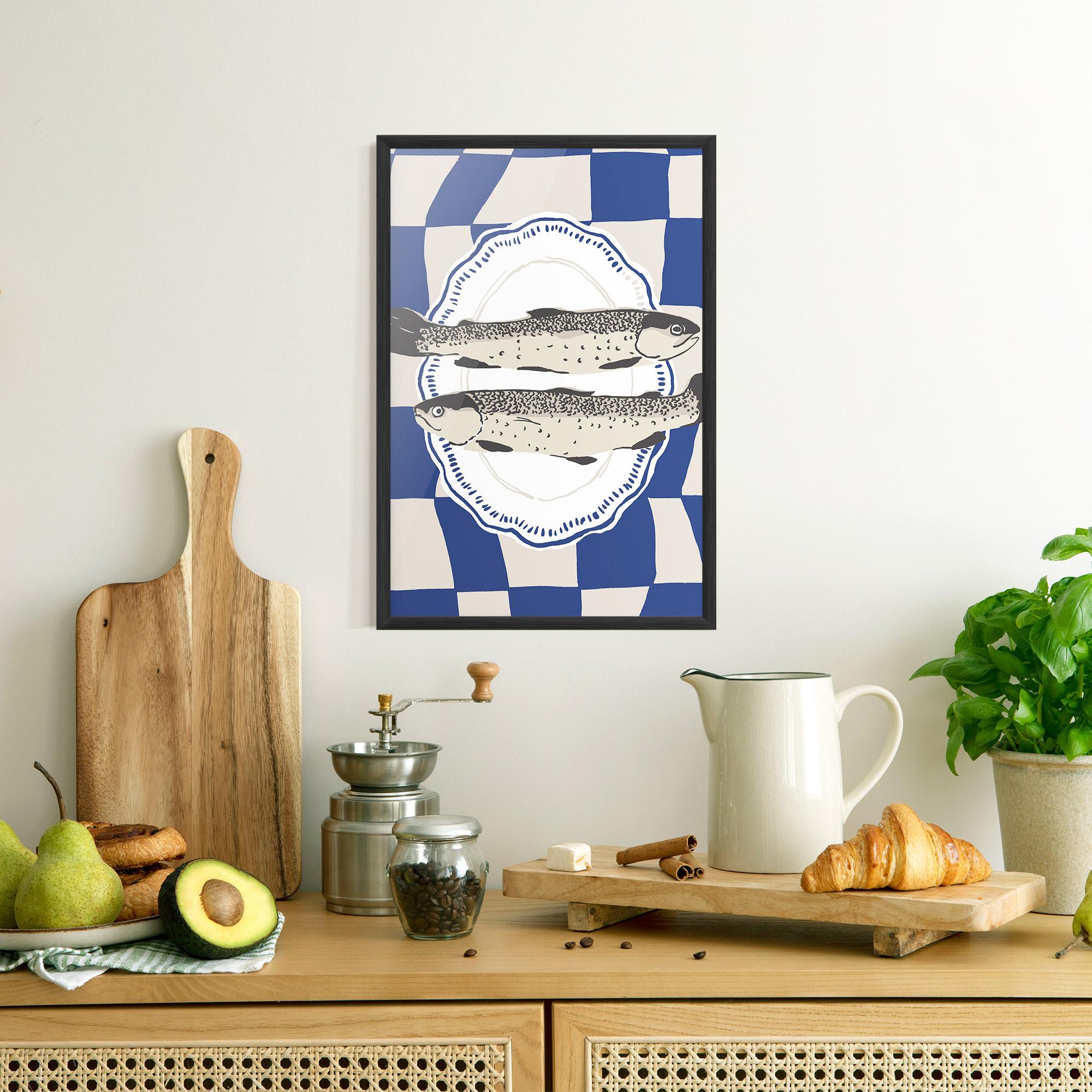 Gerahmte Poster Food Fish mockup 8