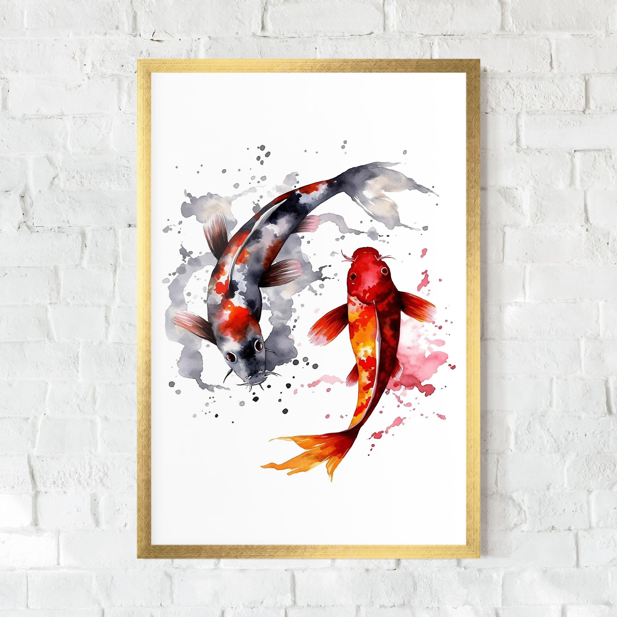 Beautiful Koi mockup 0