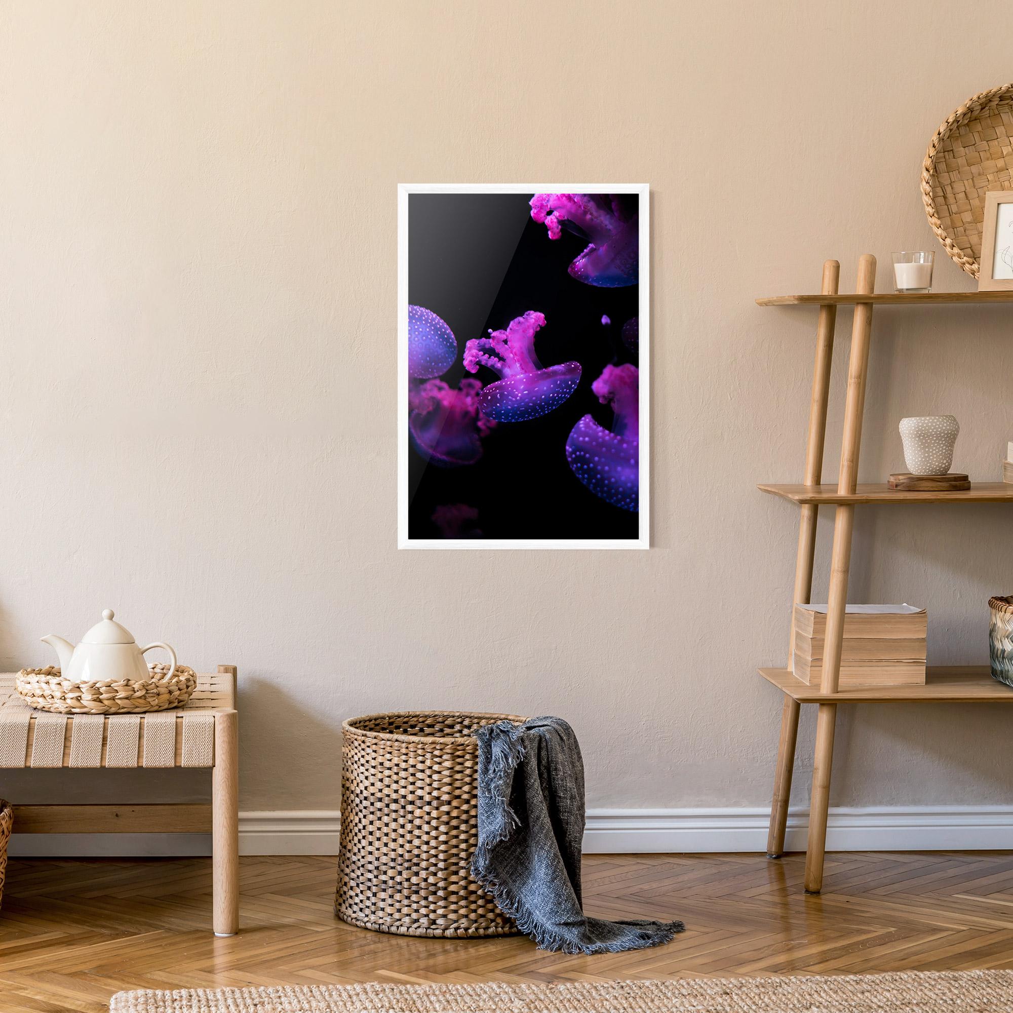 Gerahmte Poster Little Purple Jellyfish mockup 9