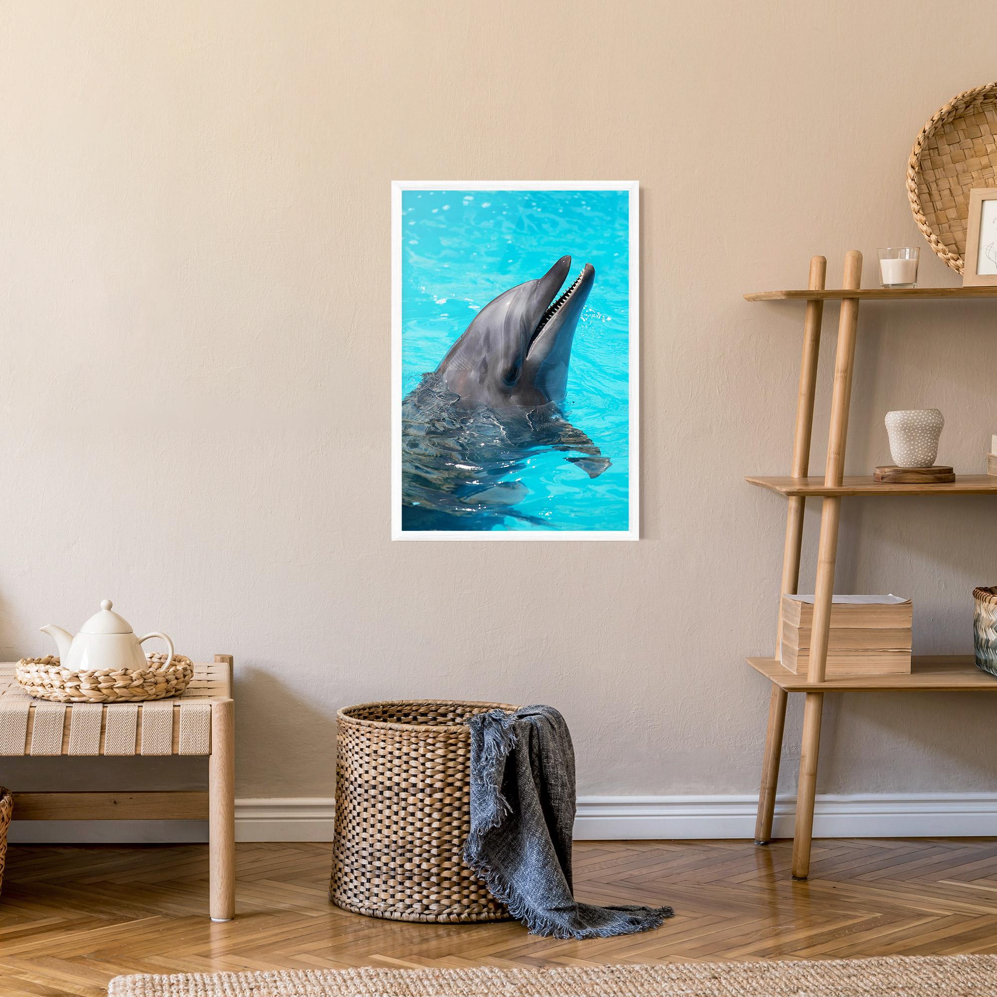 Gerahmte Poster Trained Dolphin mockup 9
