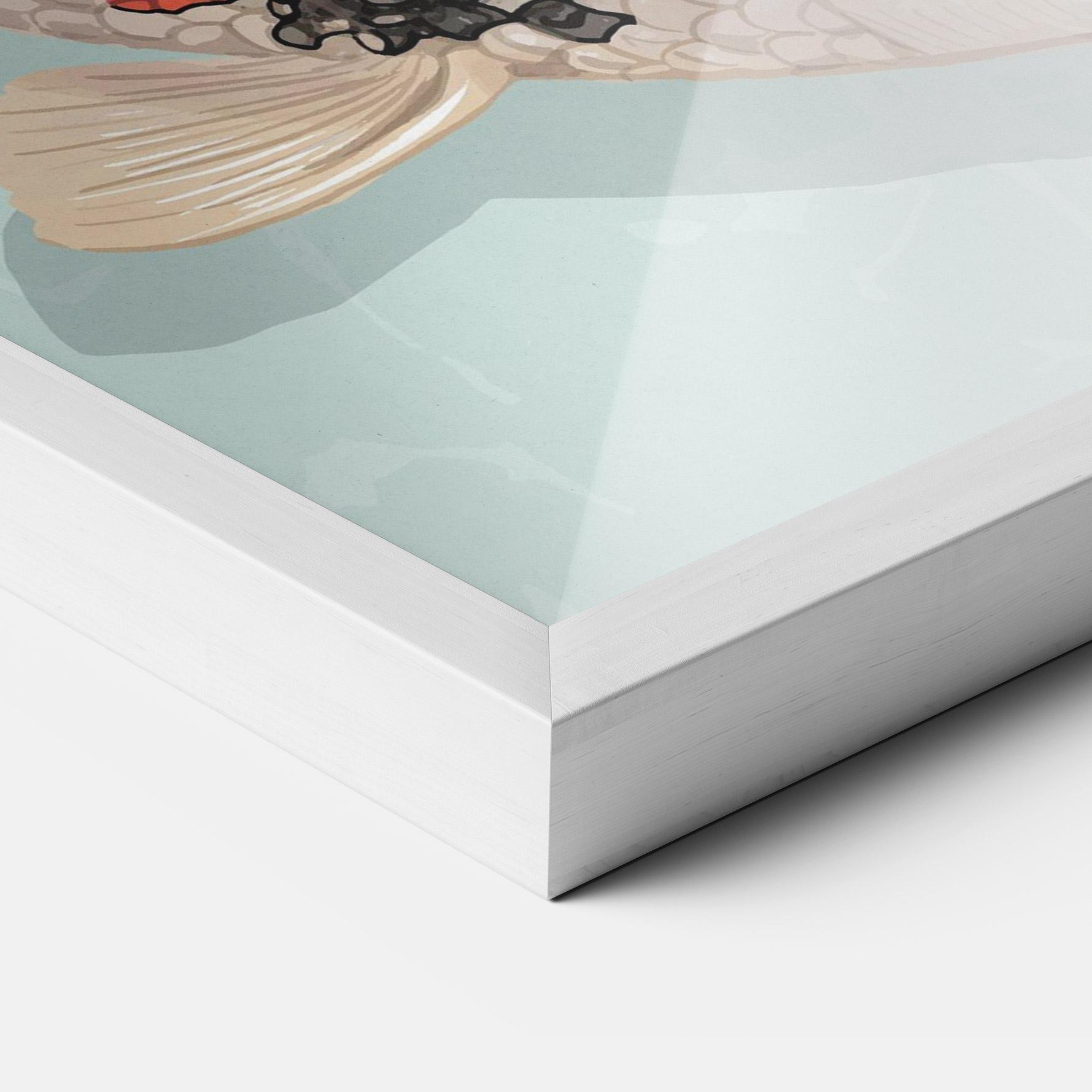 Gerahmte Poster Koi Fish mockup 3