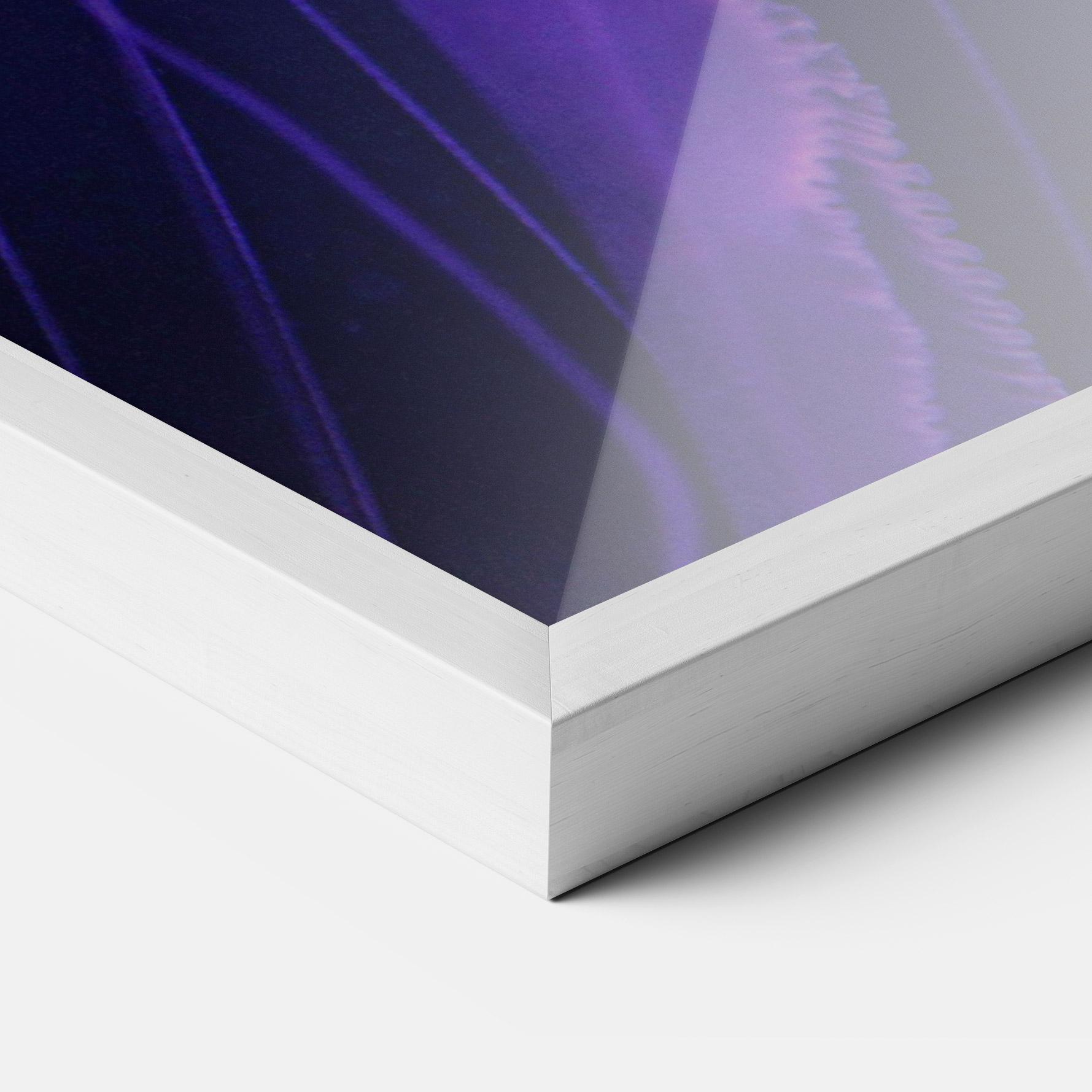 Gerahmte Poster Light Purple Jellyfish mockup 3