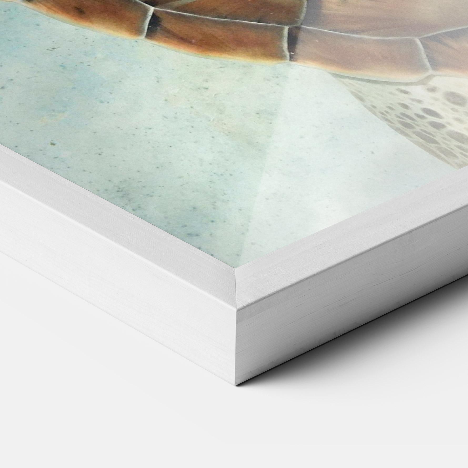 Gerahmte Poster Water Tortoise mockup 3