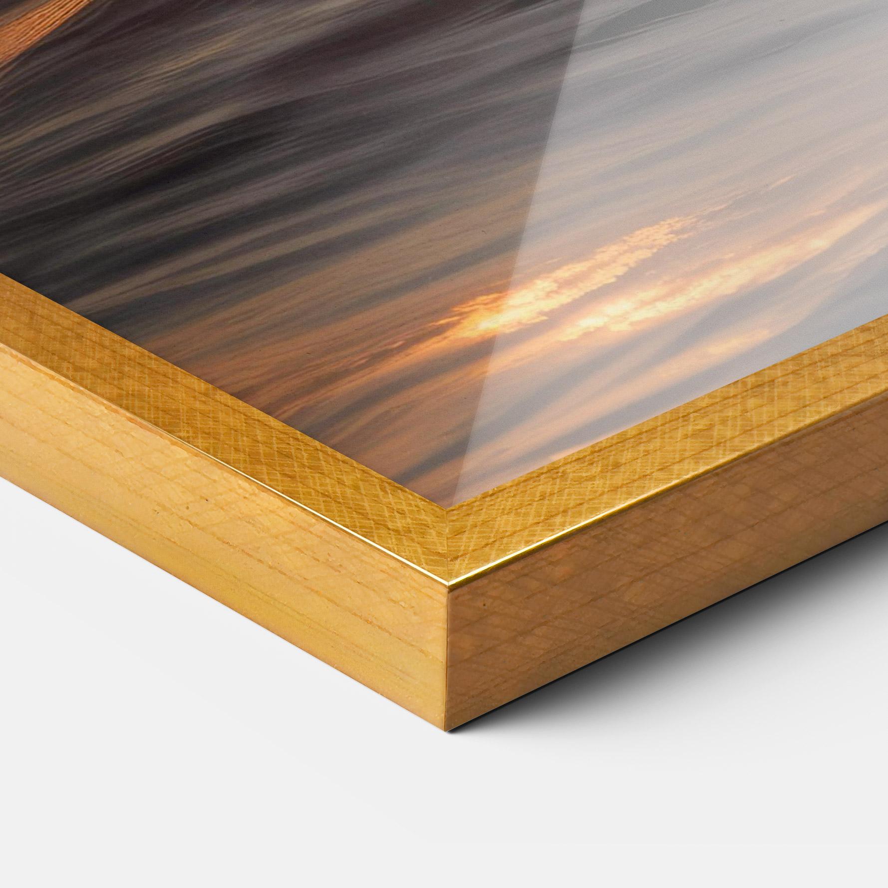 Gerahmte Poster Dolphin Jump mockup 3