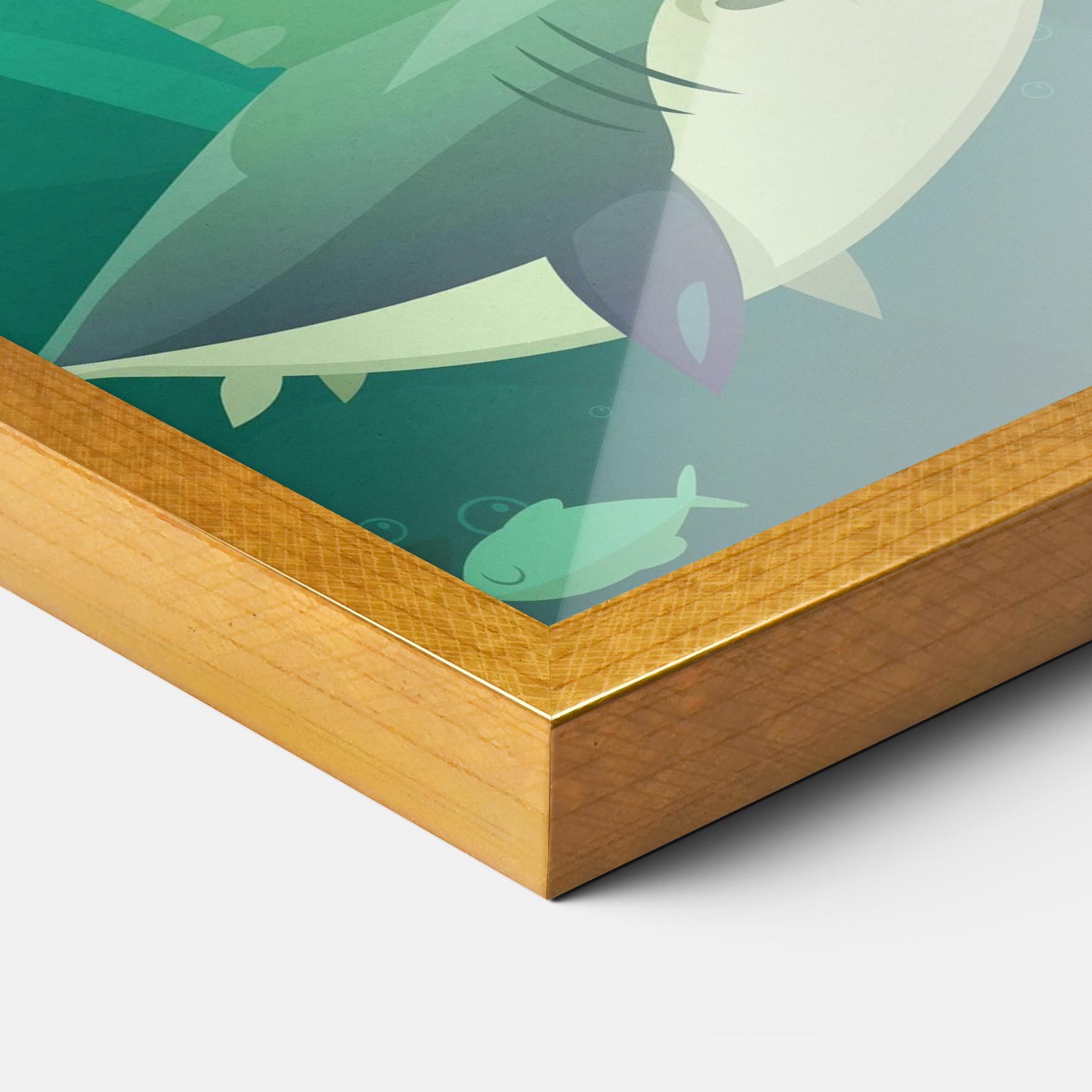 Gerahmte Poster Kids Ocean mockup 3