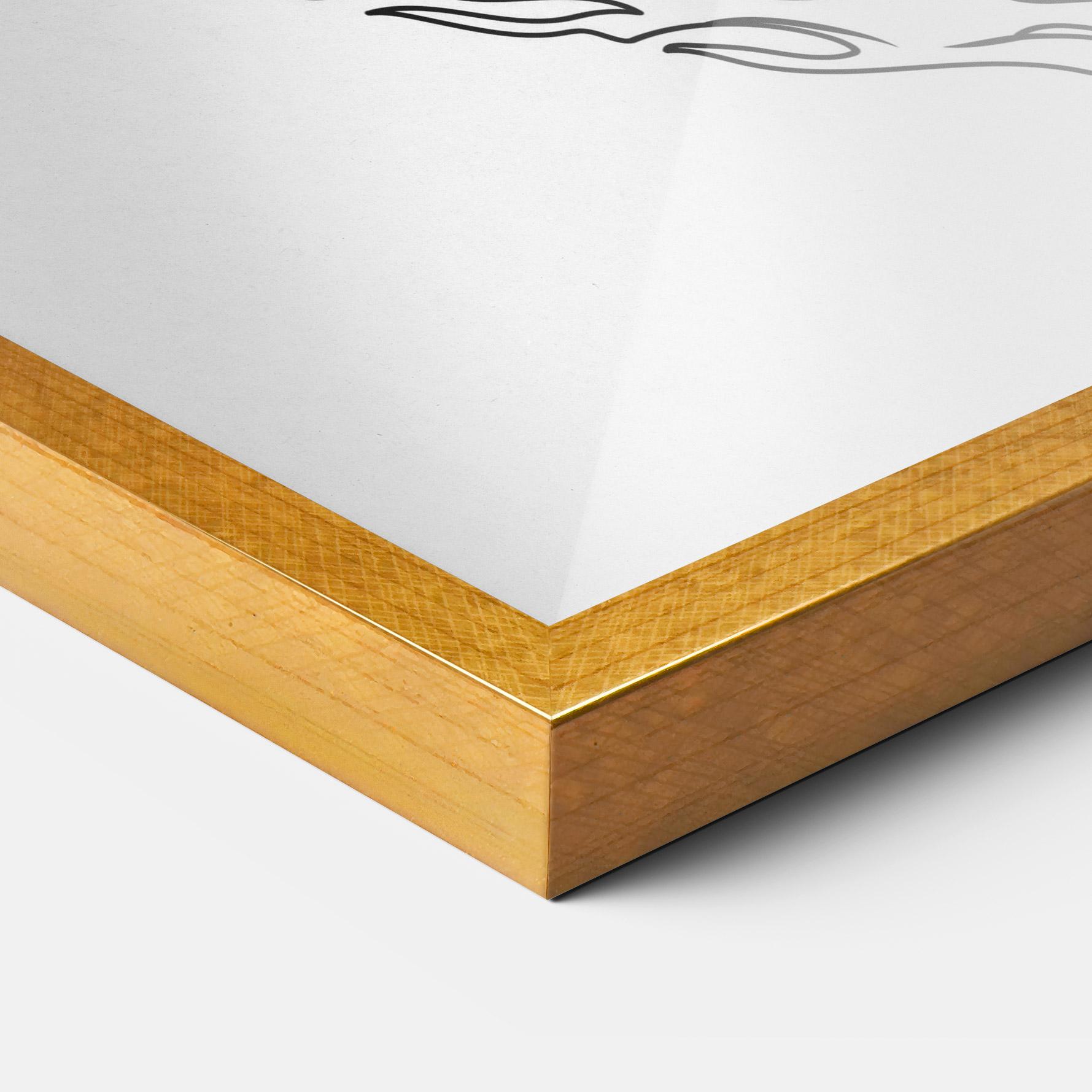 Gerahmte Poster Koi Design mockup 3