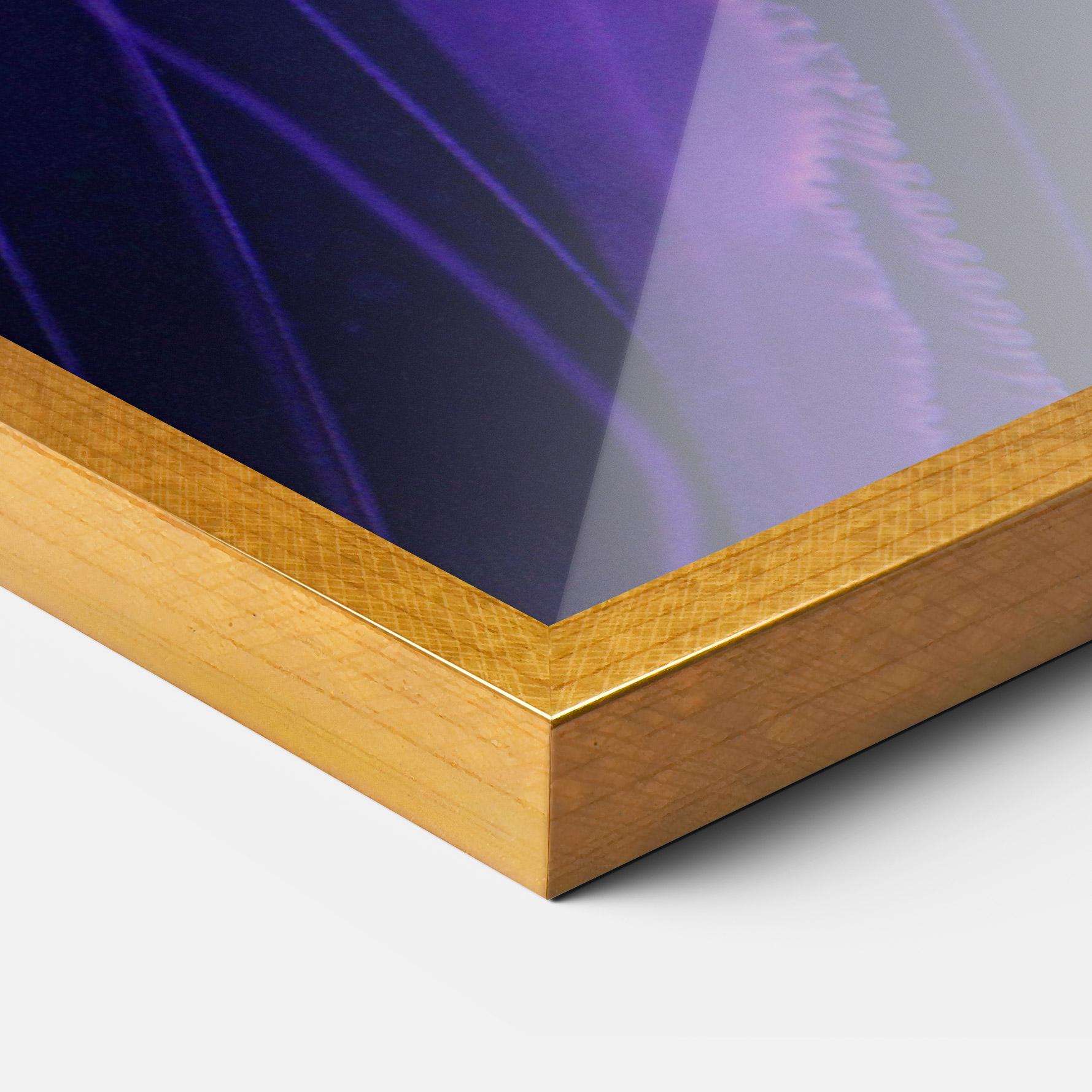 Gerahmte Poster Light Purple Jellyfish mockup 3