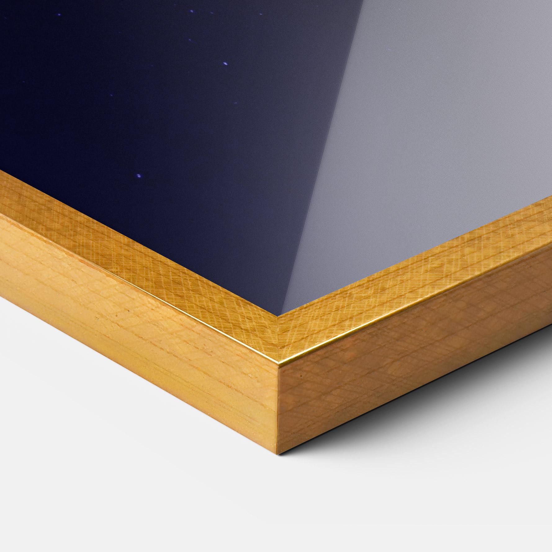 Gerahmte Poster Purple Jellyfish mockup 3