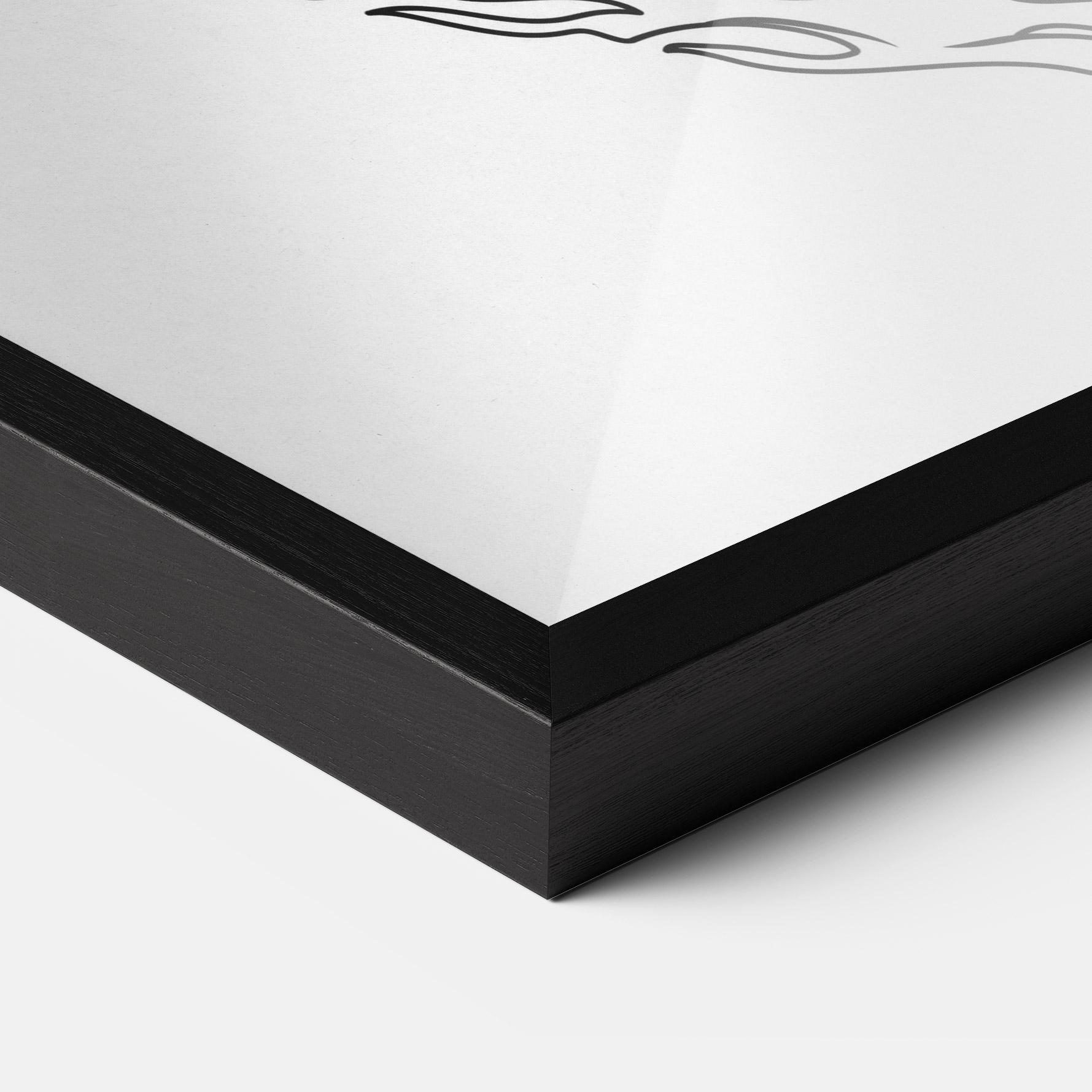 Gerahmte Poster Koi Design mockup 3