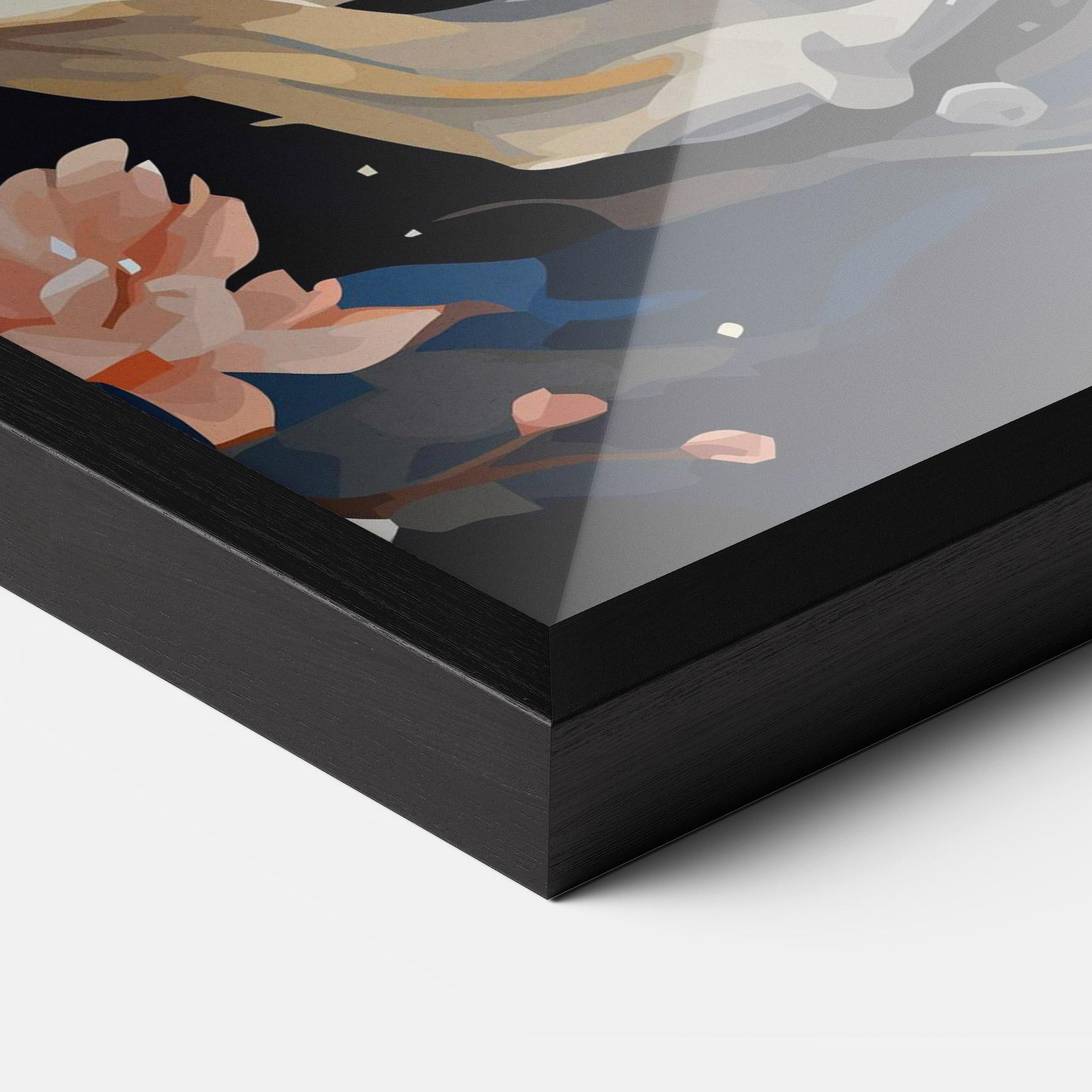 Gerahmte Poster Pretty Koi mockup 3