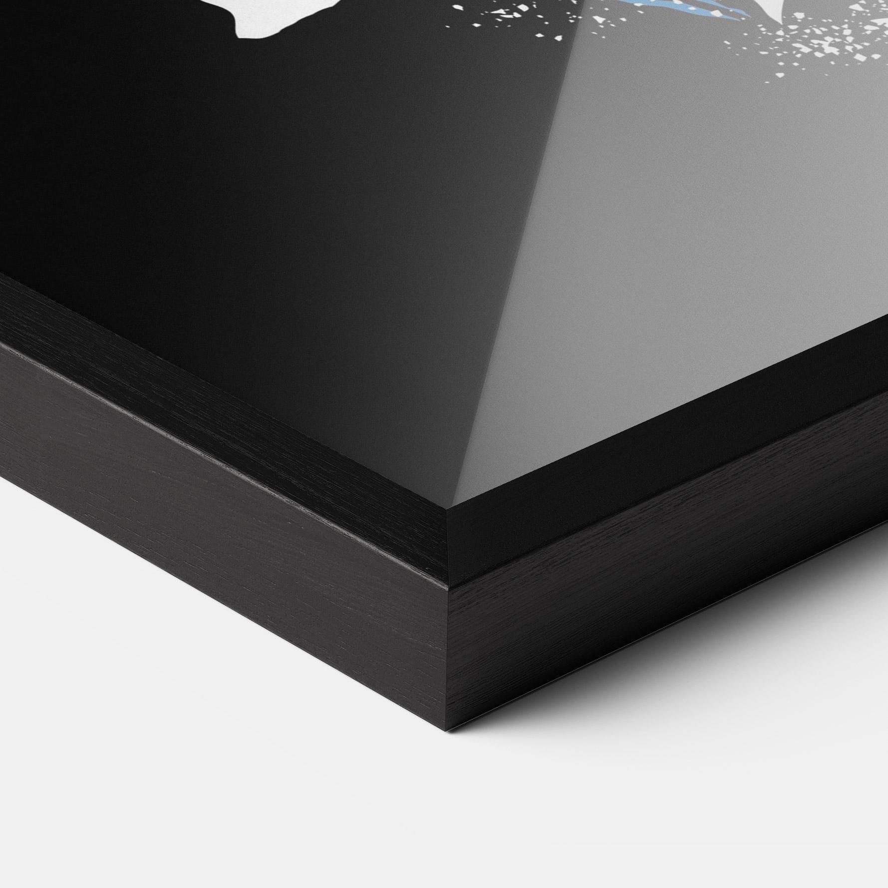 Gerahmte Poster Sword Fish mockup 3