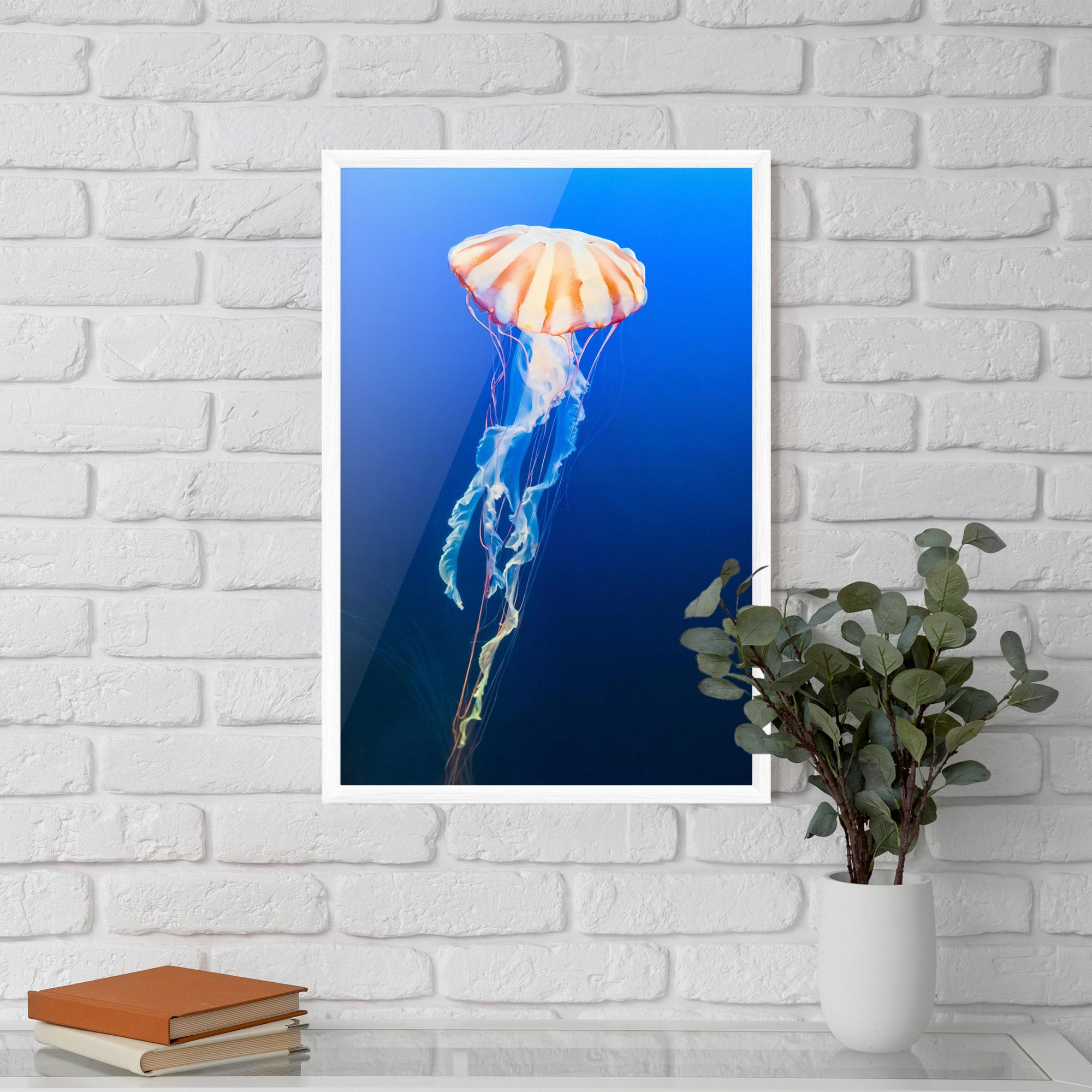 Cream Jellyfish mockup 5