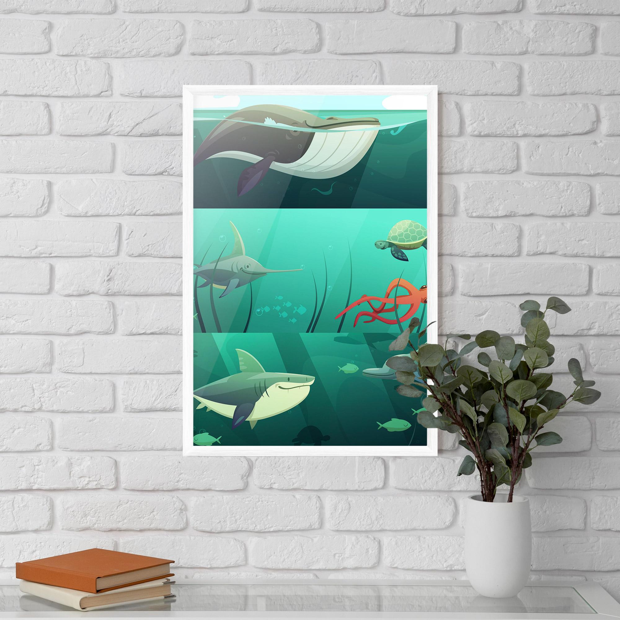 Gerahmte Poster Kids Ocean mockup 5