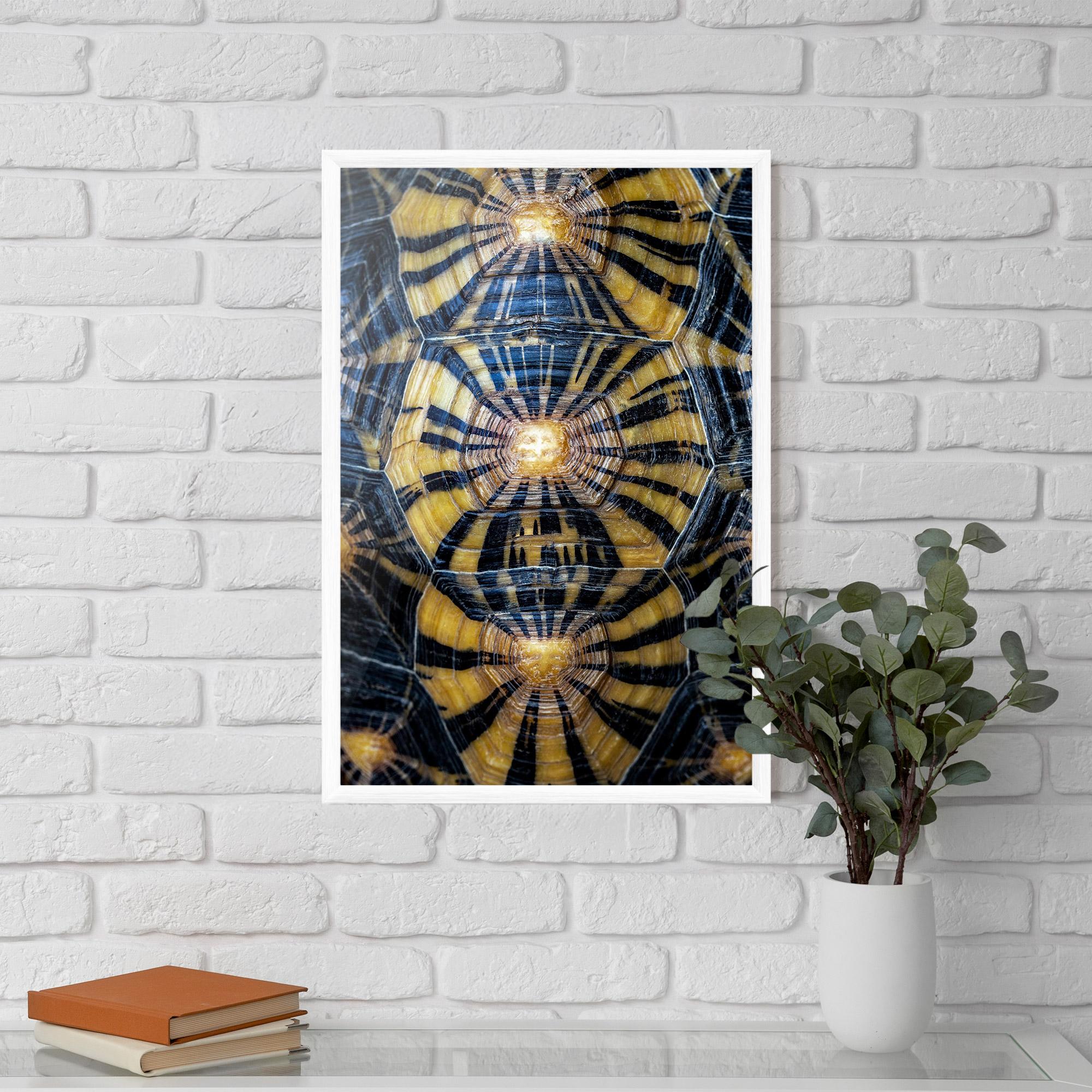 Gerahmte Poster Turtle Shell mockup 5