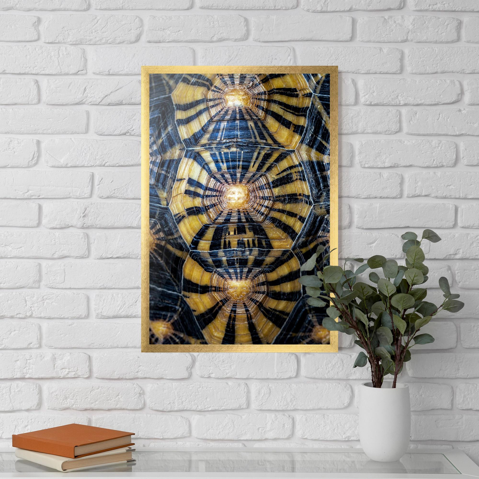 Gerahmte Poster Turtle Shell mockup 5