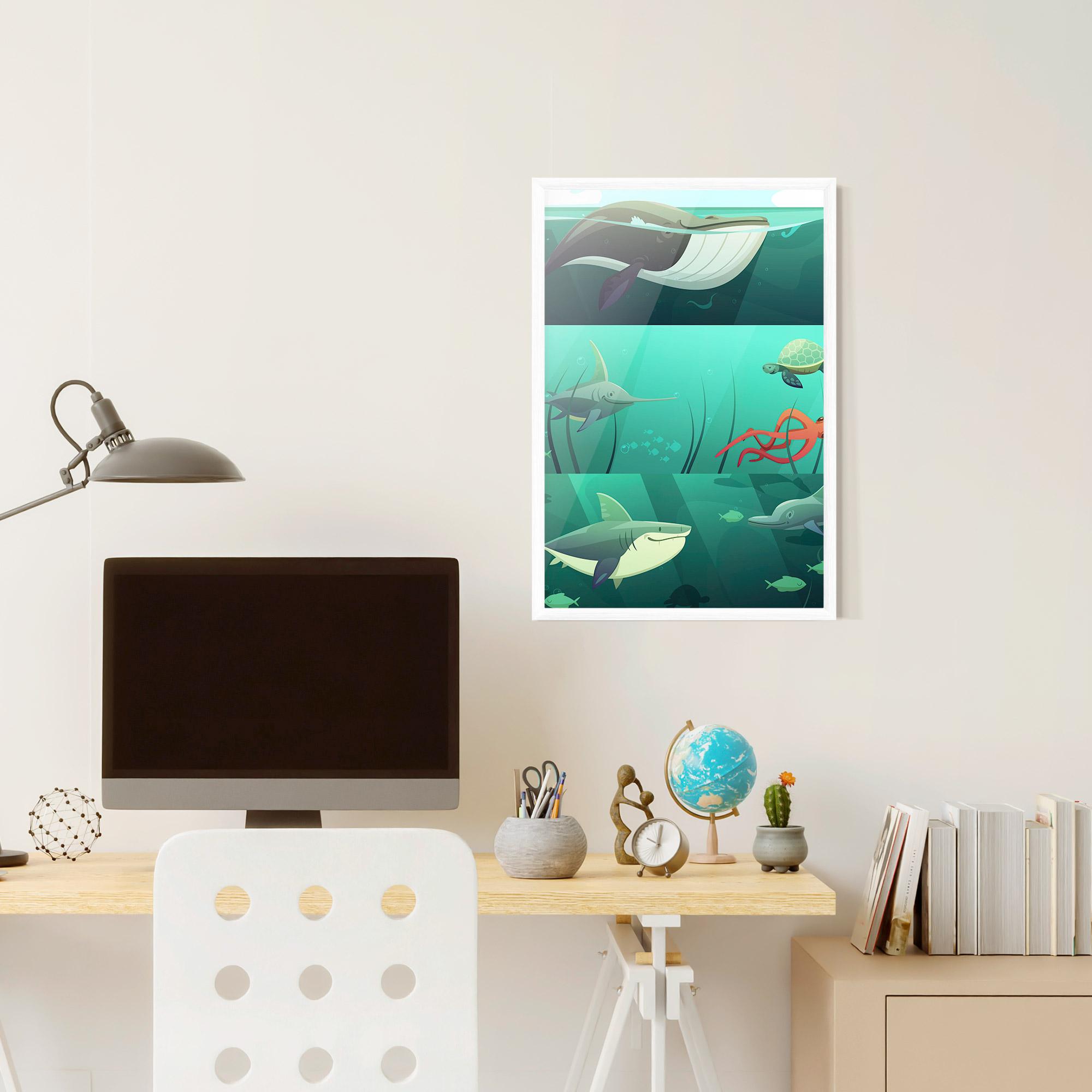 Gerahmte Poster Kids Ocean mockup 6