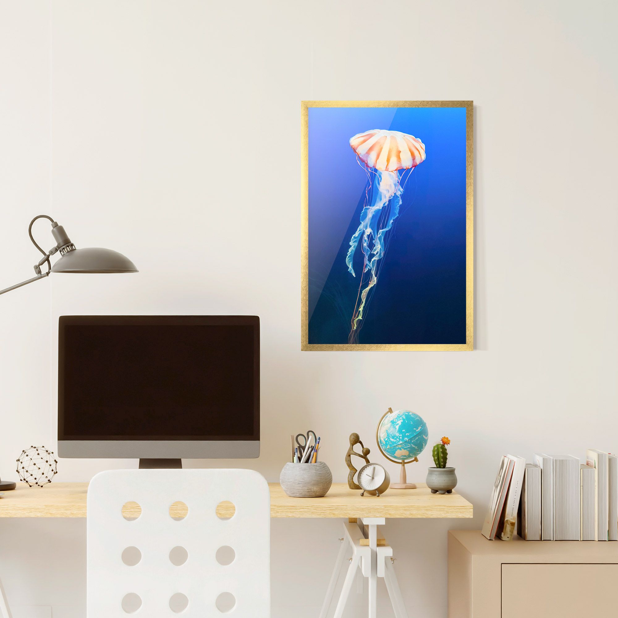Cream Jellyfish mockup 6