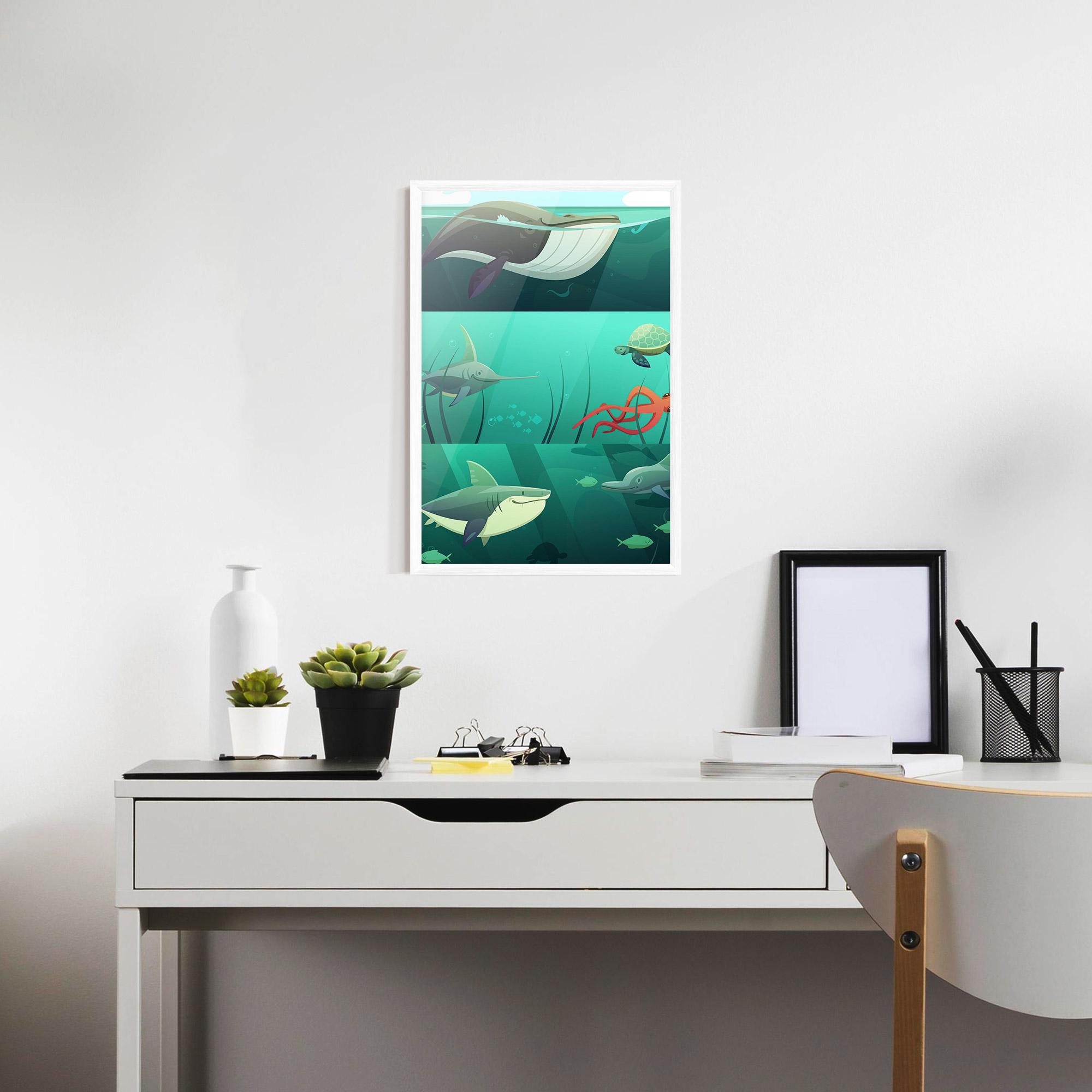 Gerahmte Poster Kids Ocean mockup 7