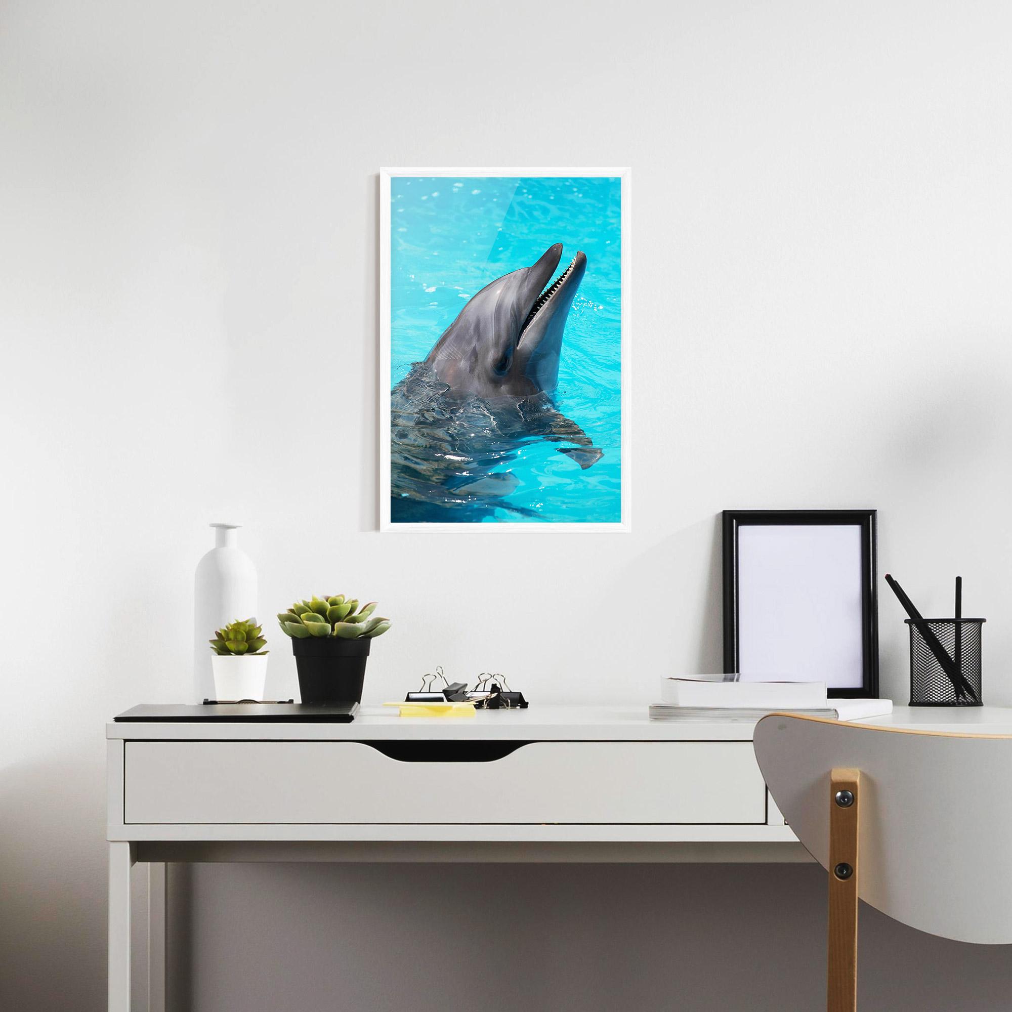 Gerahmte Poster Trained Dolphin mockup 7