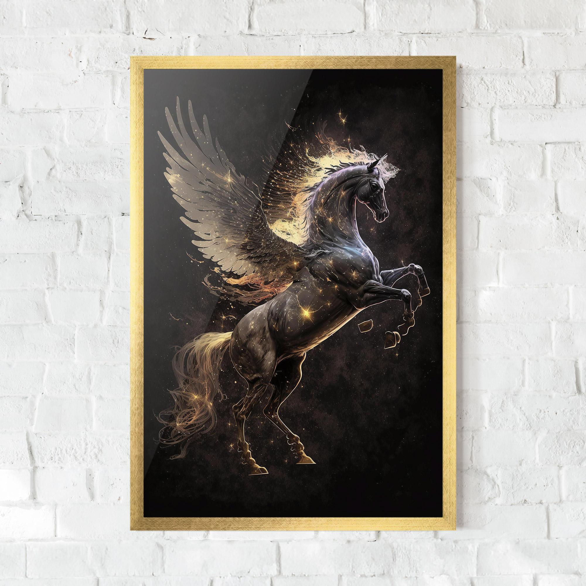 Gerahmte Poster Galaxy Pegasus mockup 0