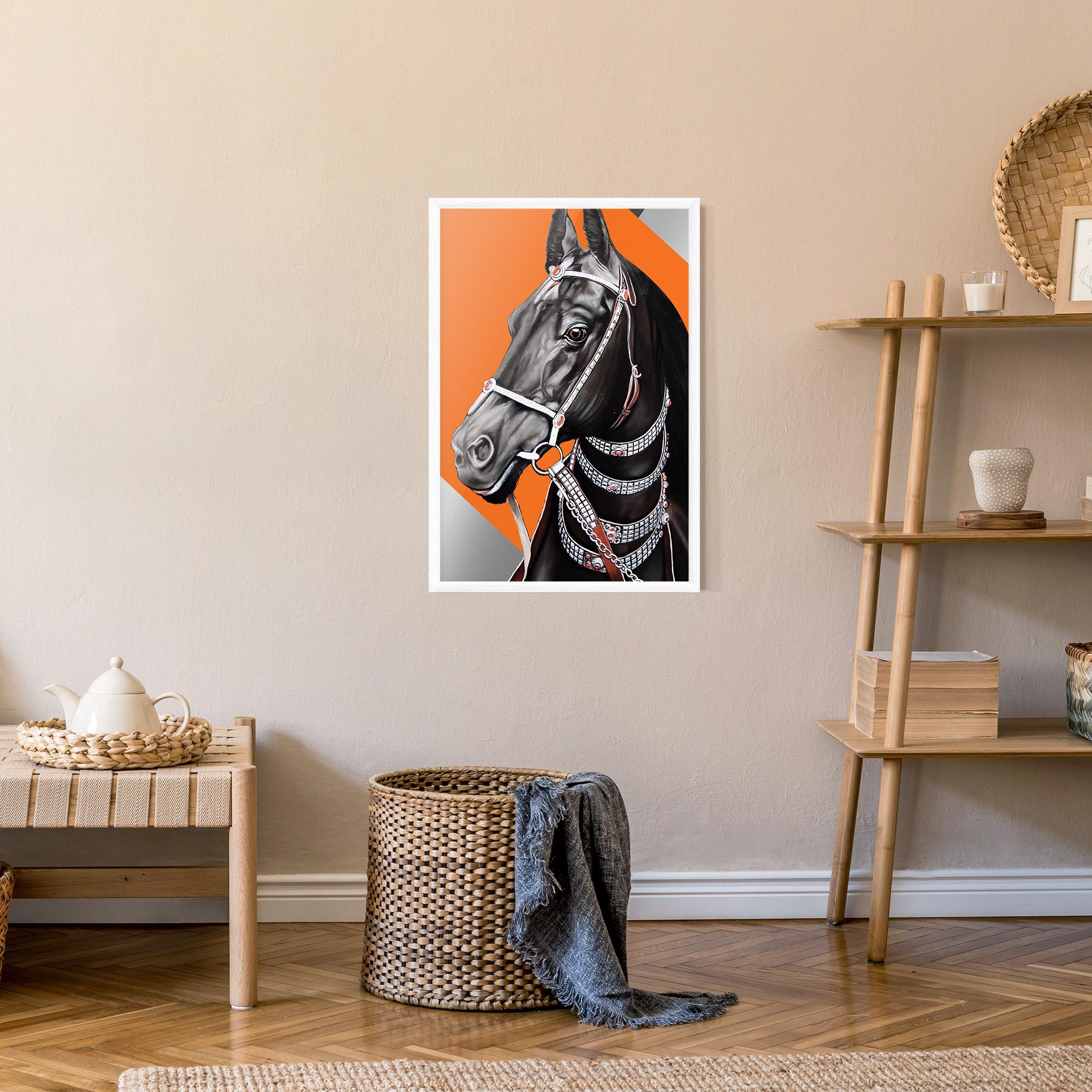 Gerahmte Poster Fashion Horse mockup 9