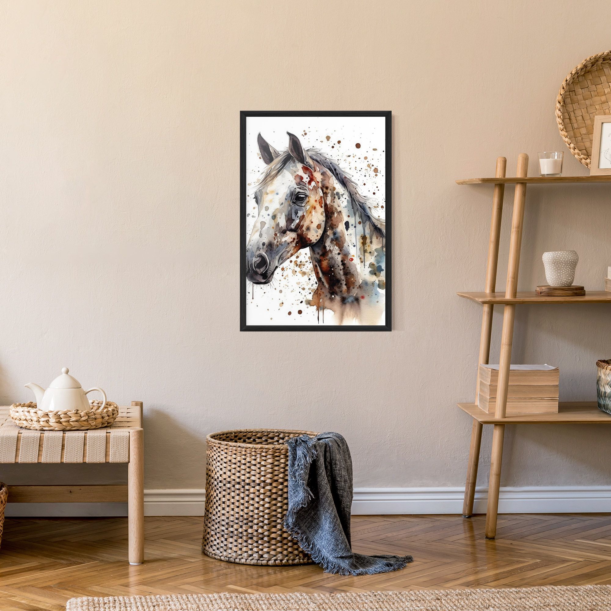 Watercolor Horse mockup 9