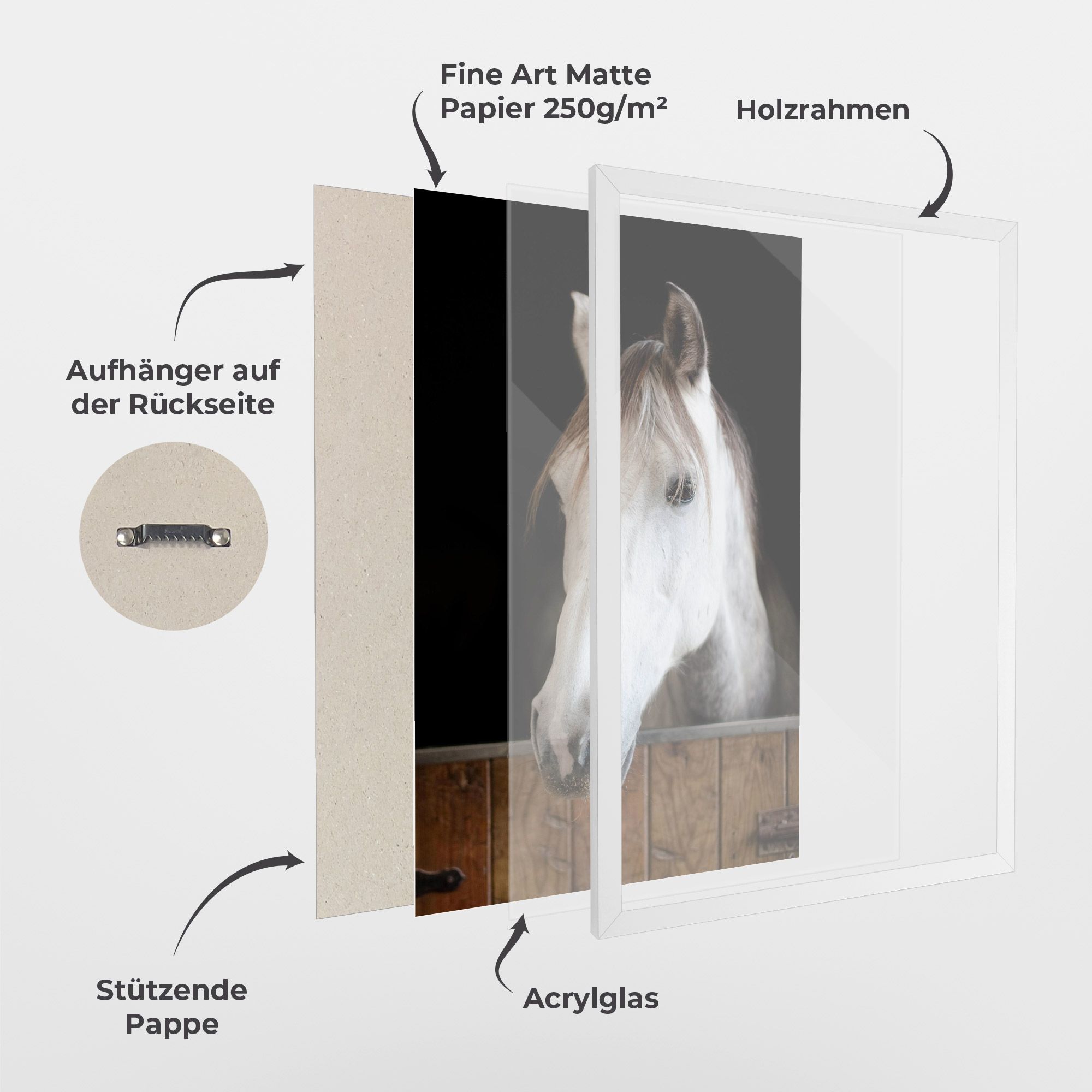 Grey Horse Head mockup 1