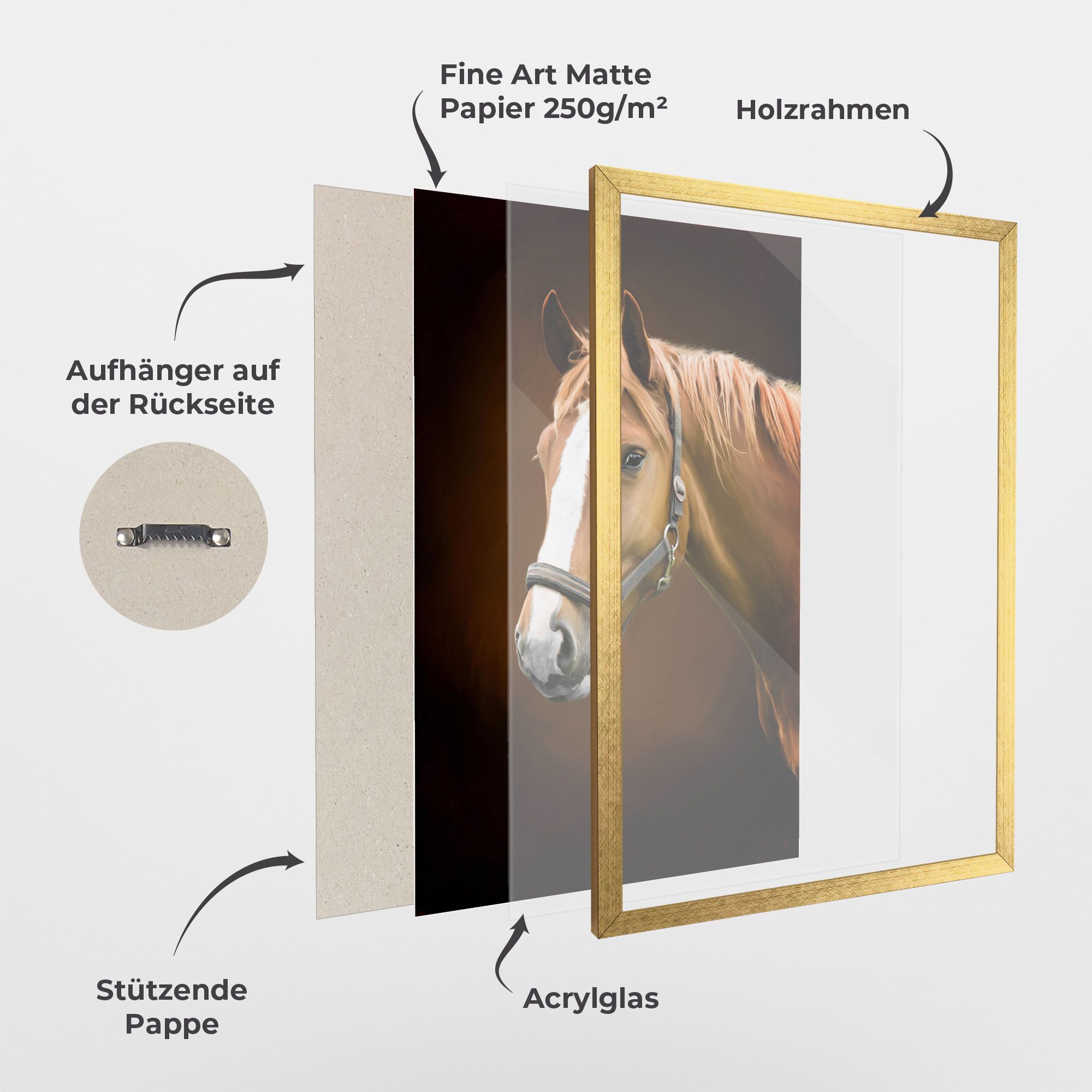Digital Painted Horse mockup 1