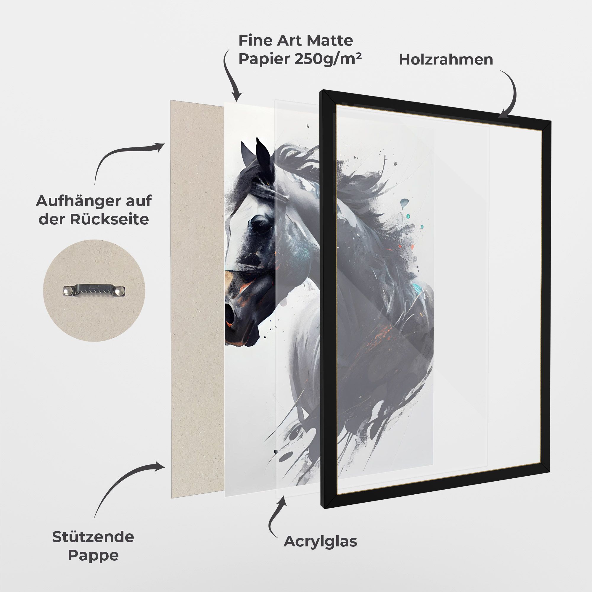 Black Paint Horse mockup 1