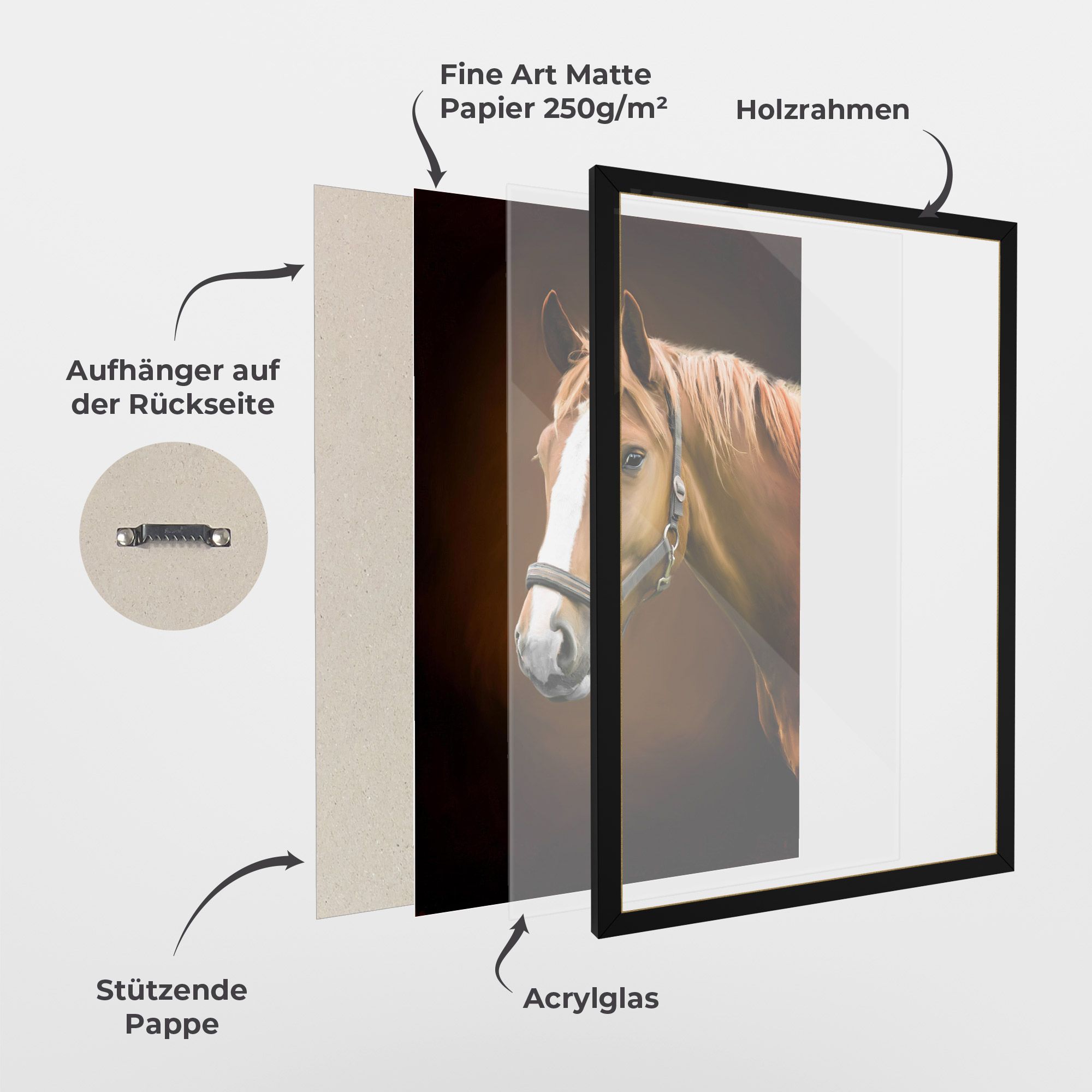 Digital Painted Horse mockup 1