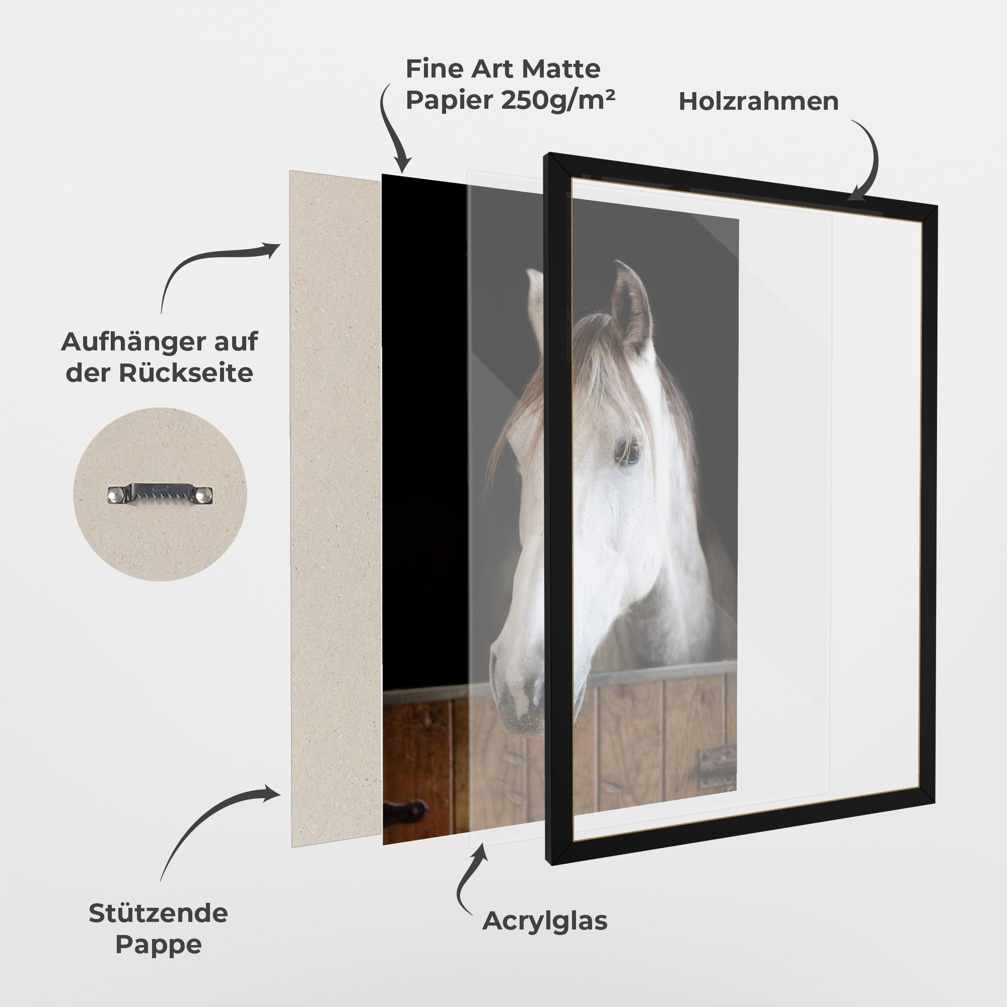 Grey Horse Head mockup 1