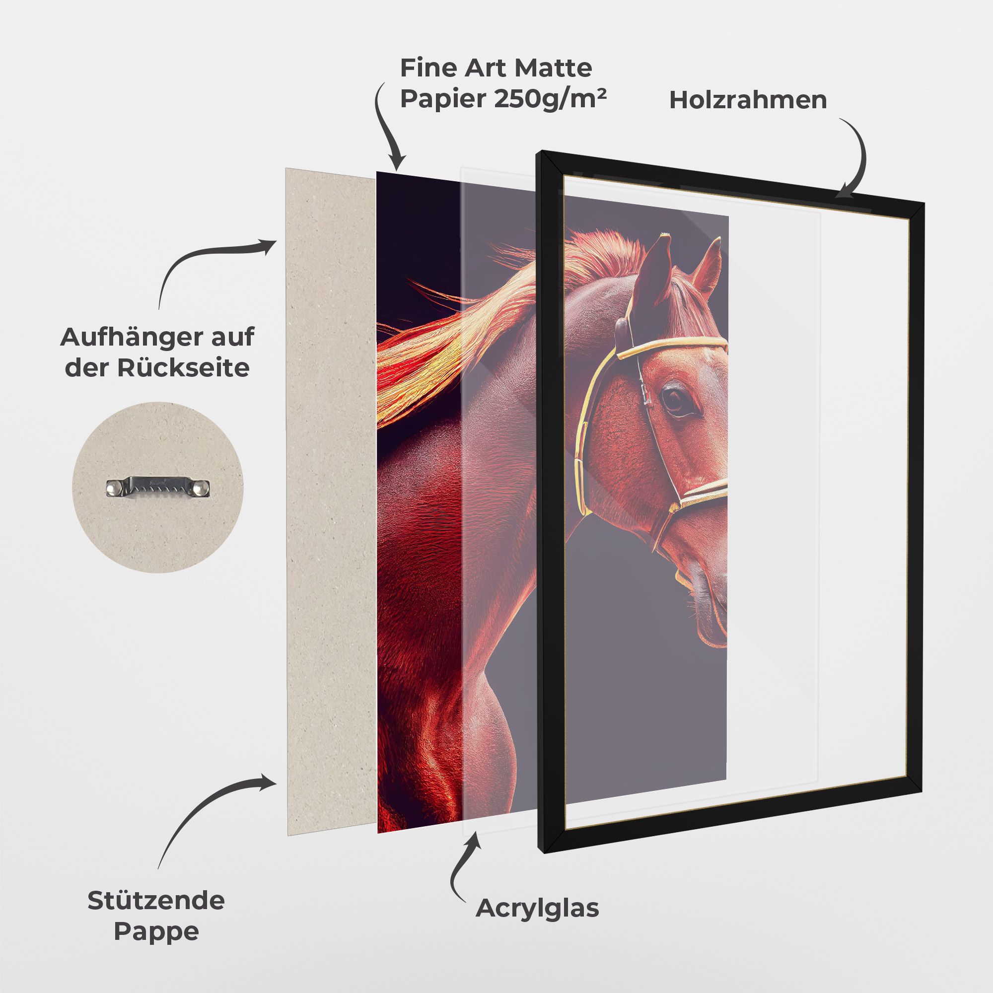 Red Horse Portrait mockup 1