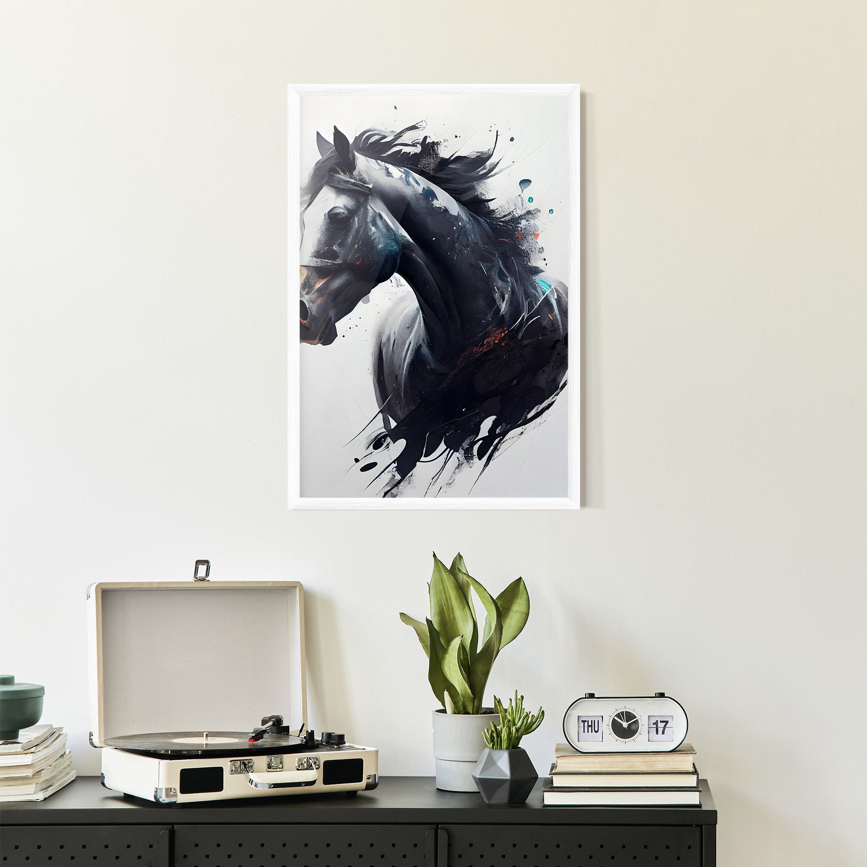 Black Paint Horse mockup 2