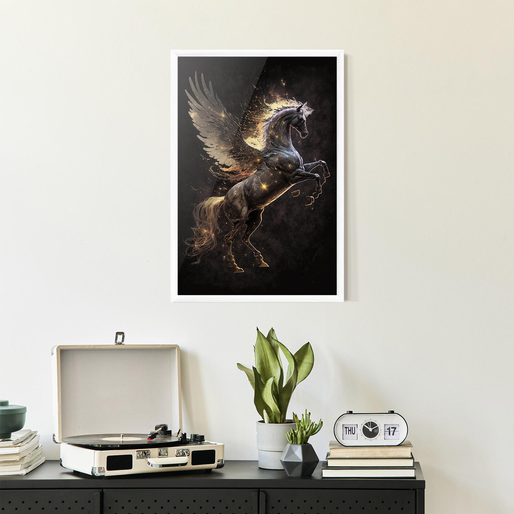 Gerahmte Poster Galaxy Pegasus mockup 2