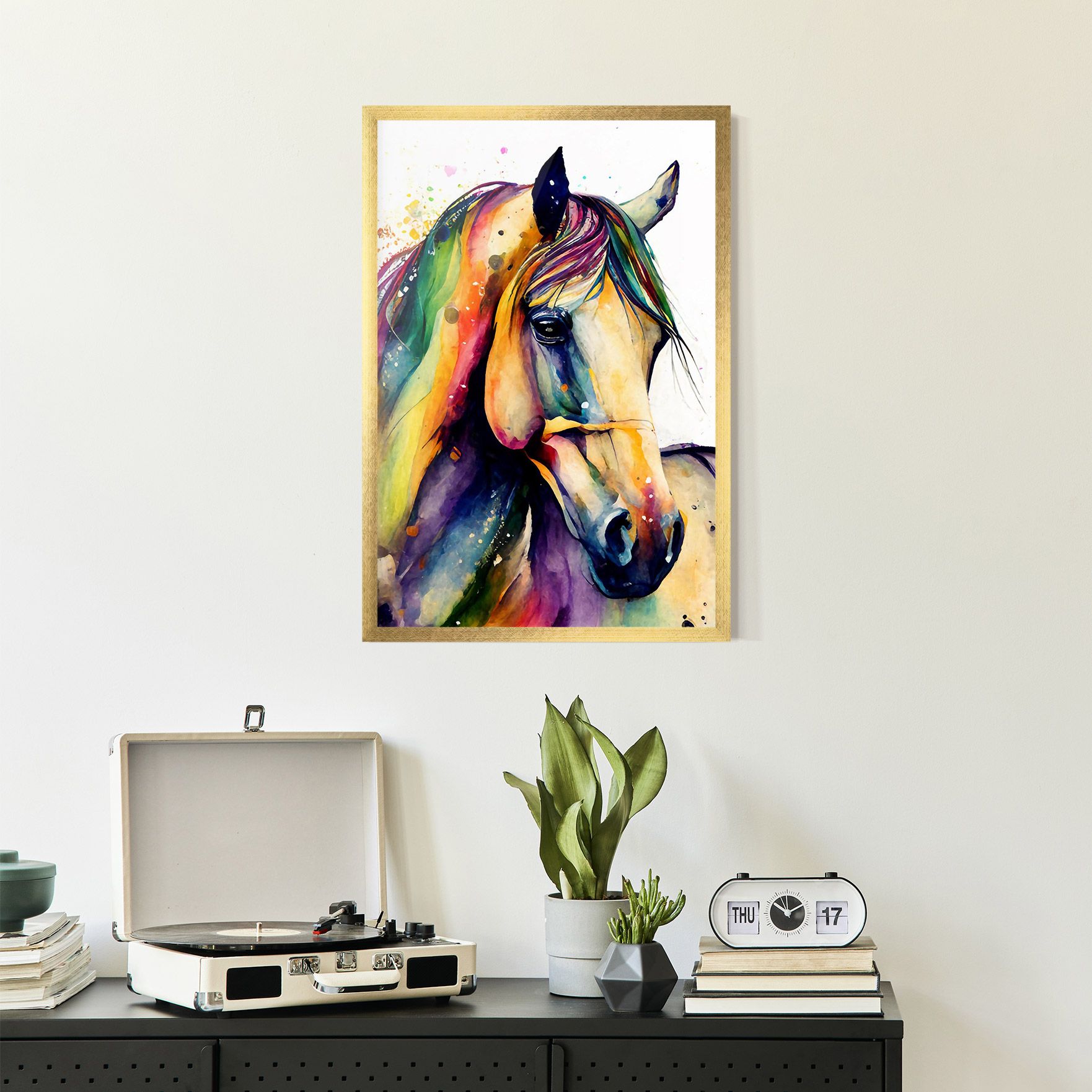 Colorful Horse mockup 2