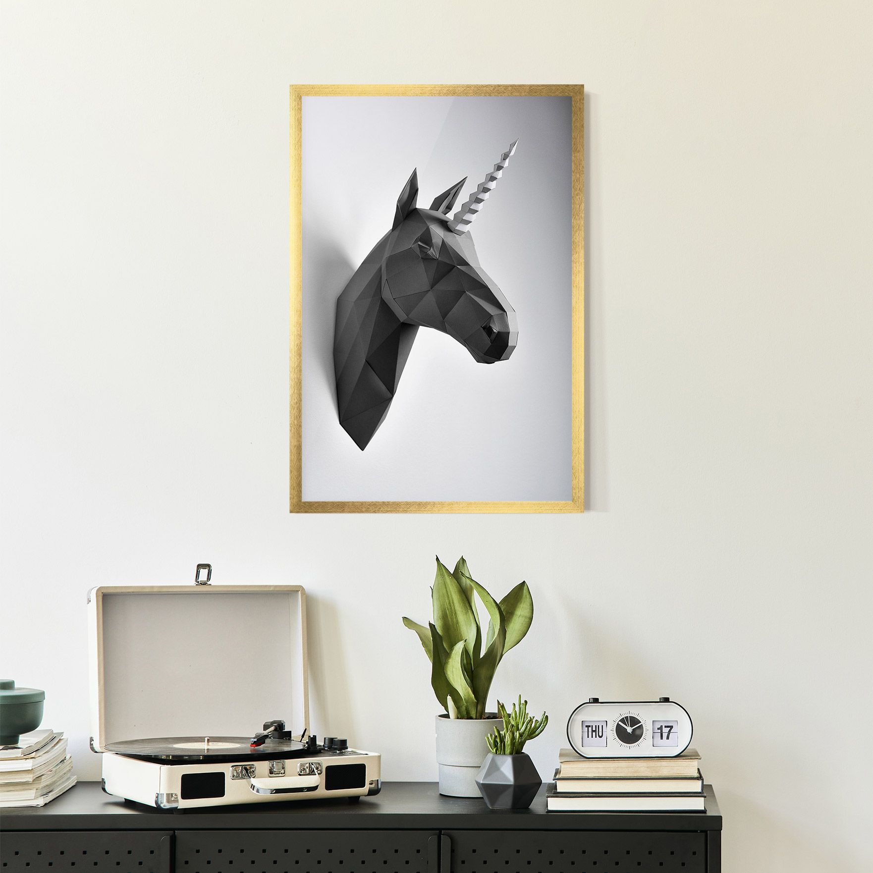 Geometrical Unicorn mockup 2