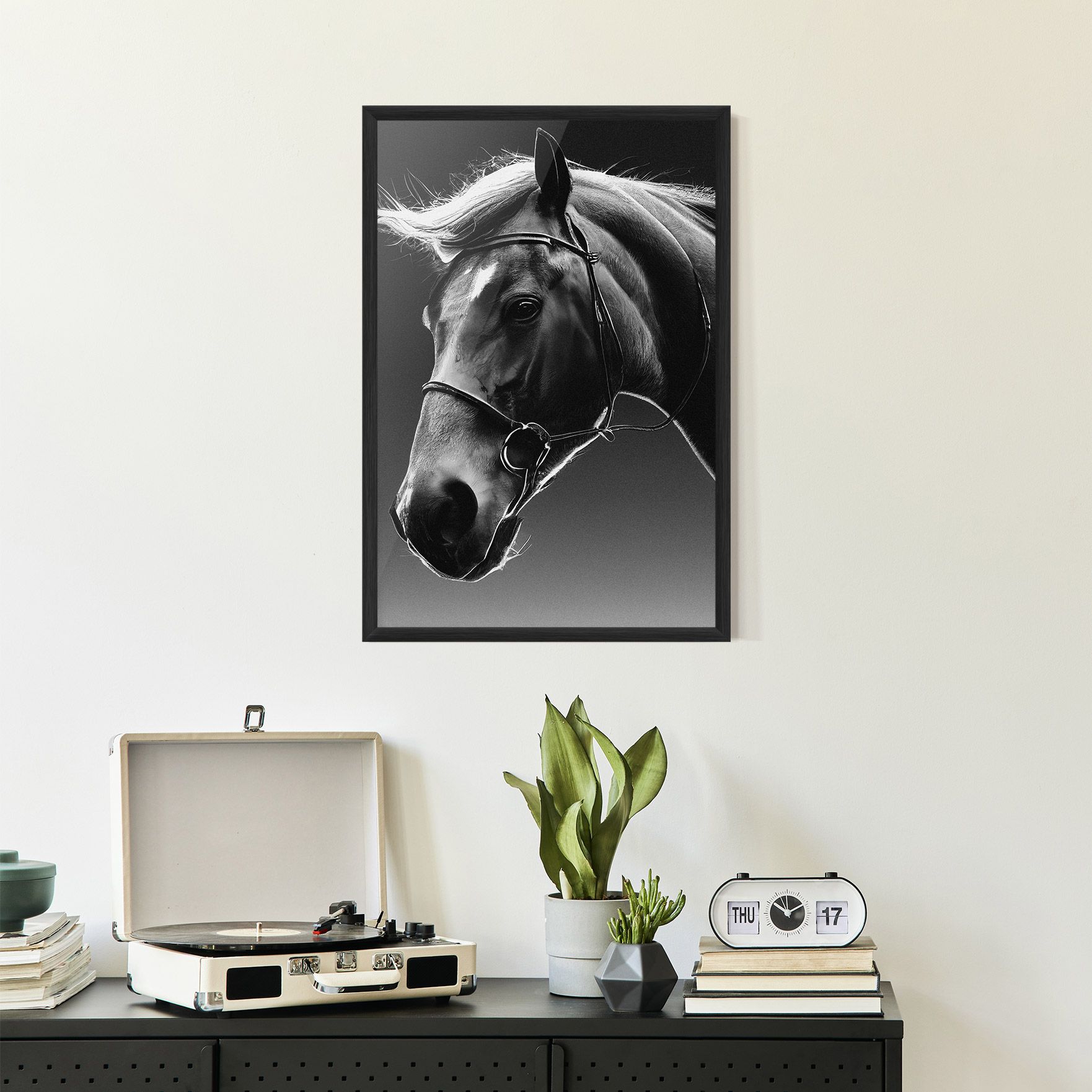 Black Horse Profile mockup 2