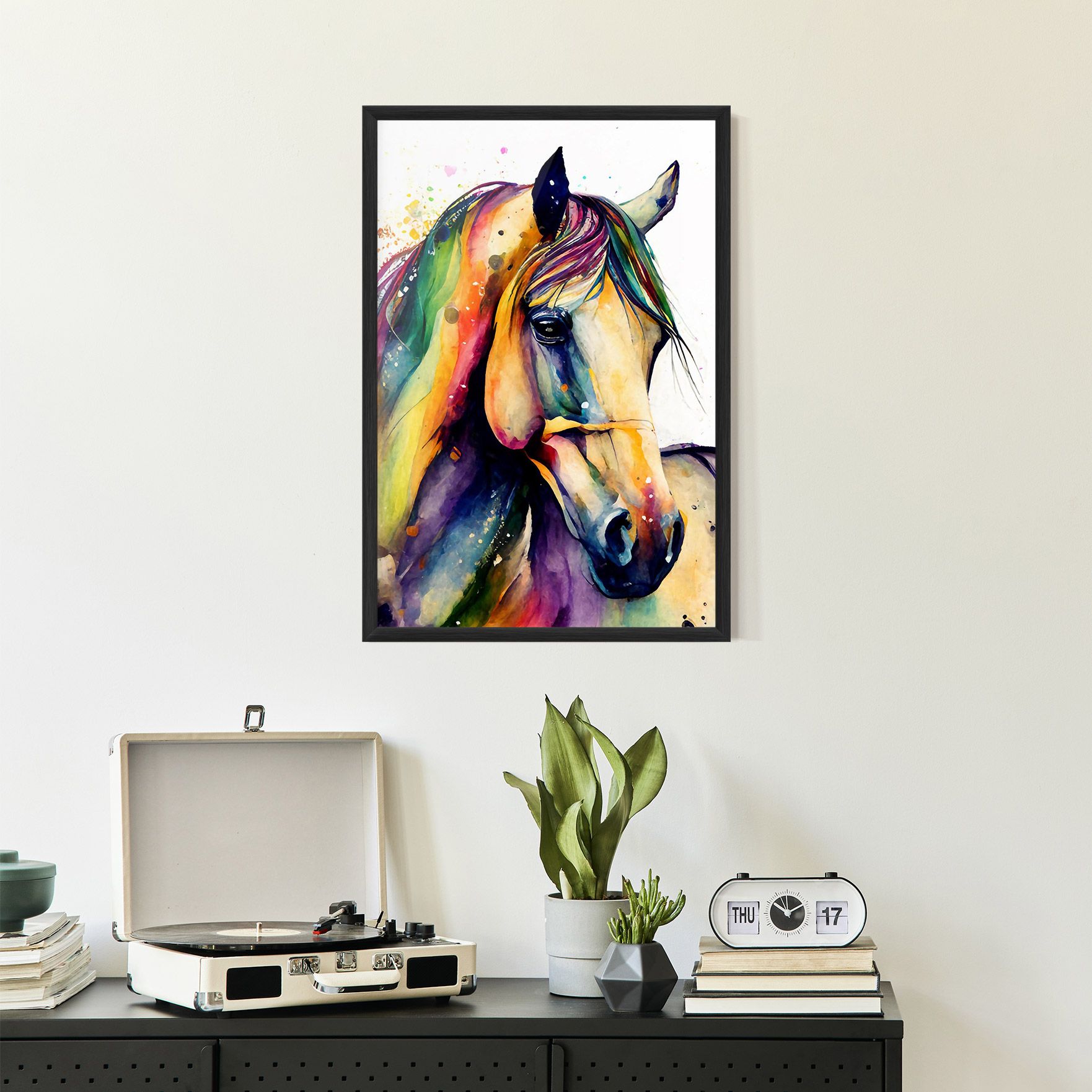 Colorful Horse mockup 2