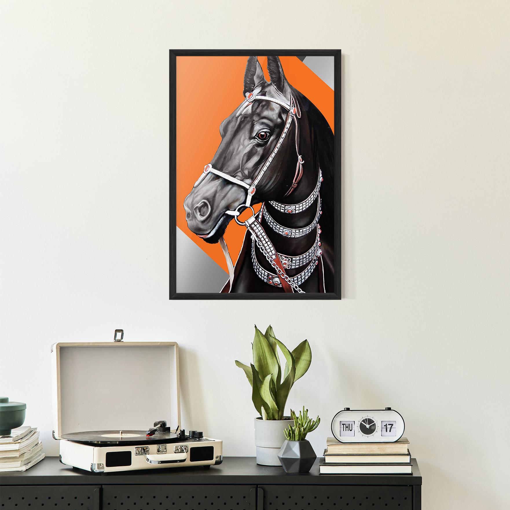 Gerahmte Poster Fashion Horse mockup 2