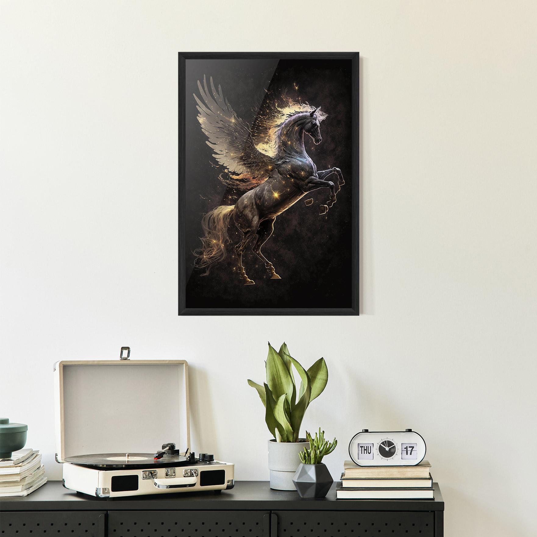 Gerahmte Poster Galaxy Pegasus mockup 2