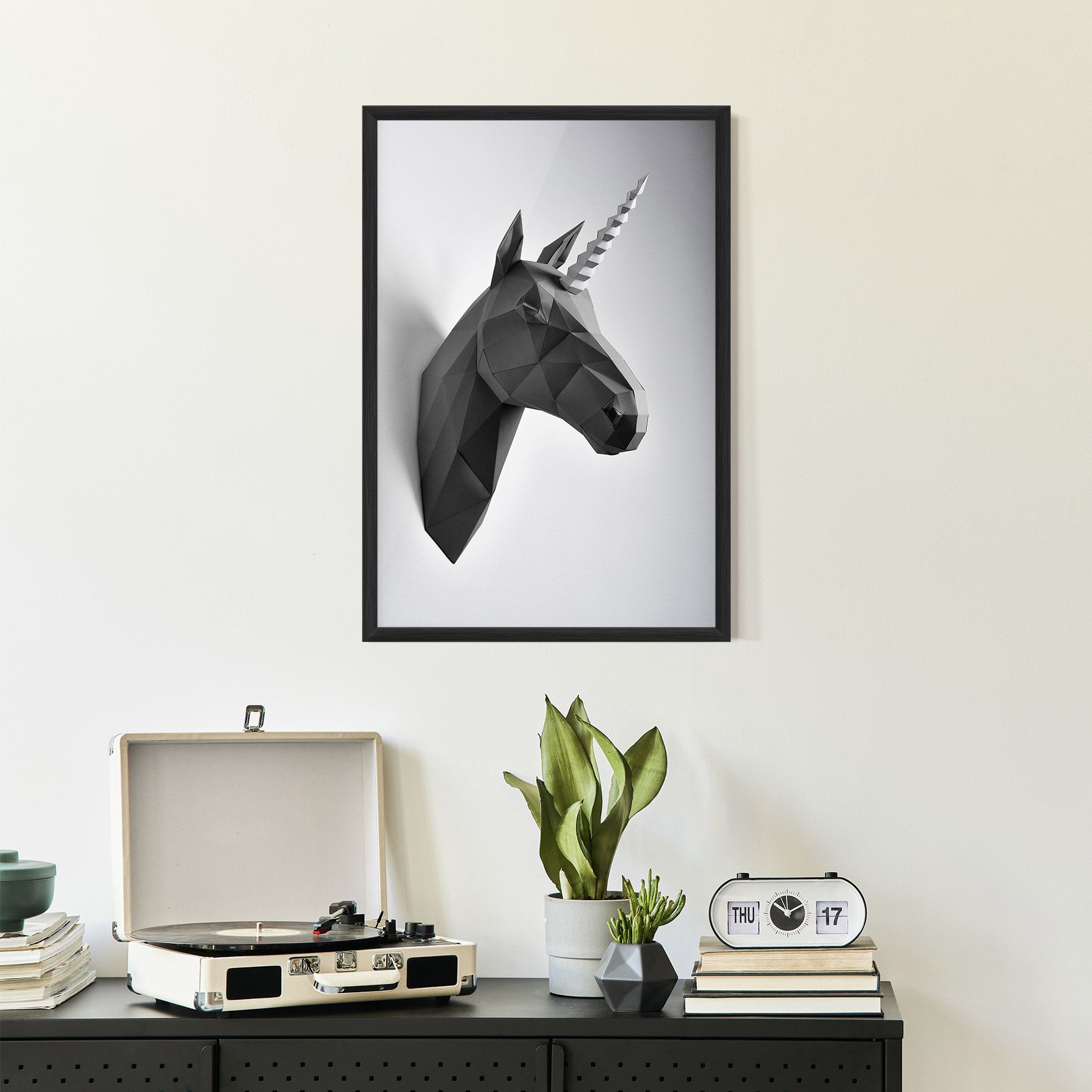 Geometrical Unicorn mockup 2