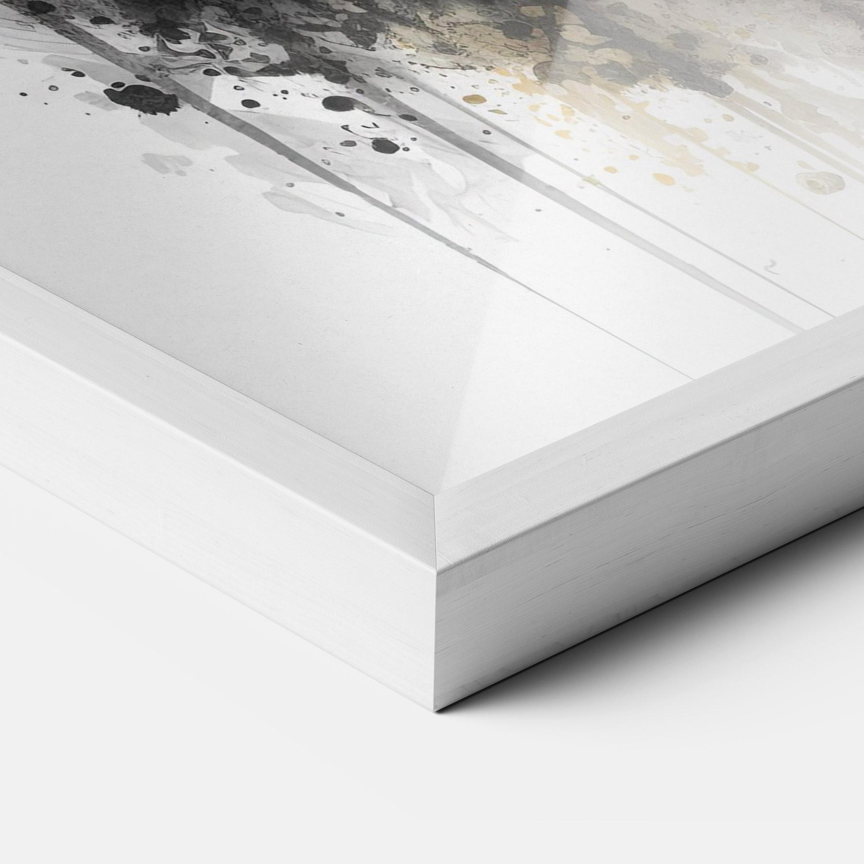 Gerahmte Poster Black Horse mockup 3