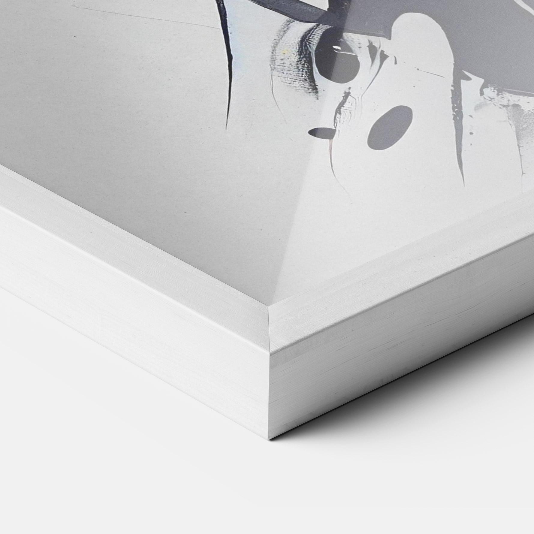 Gerahmte Poster Black Paint Horse mockup 3