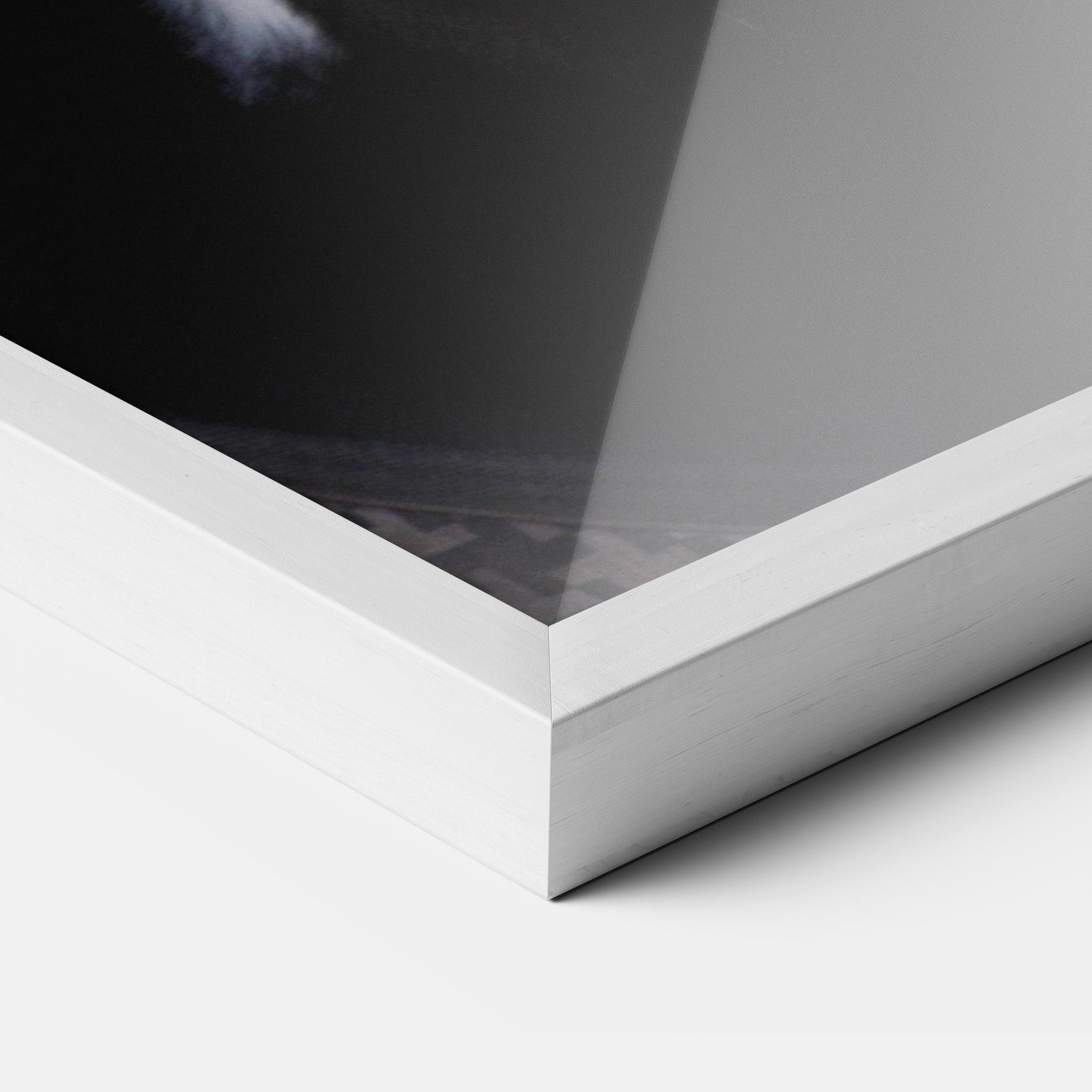 Gerahmte Poster Horse Black Portrait mockup 3