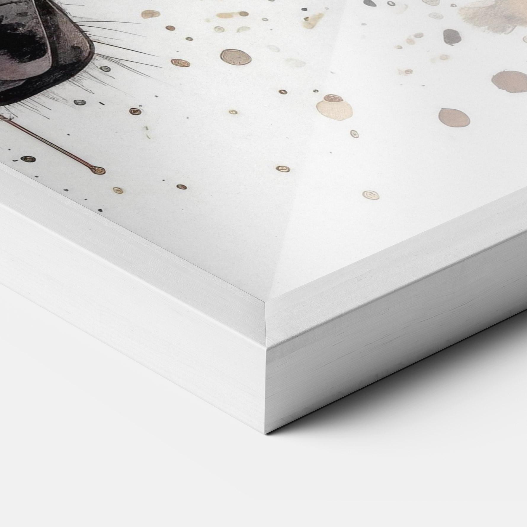 Gerahmte Poster Watercolor Horse mockup 3